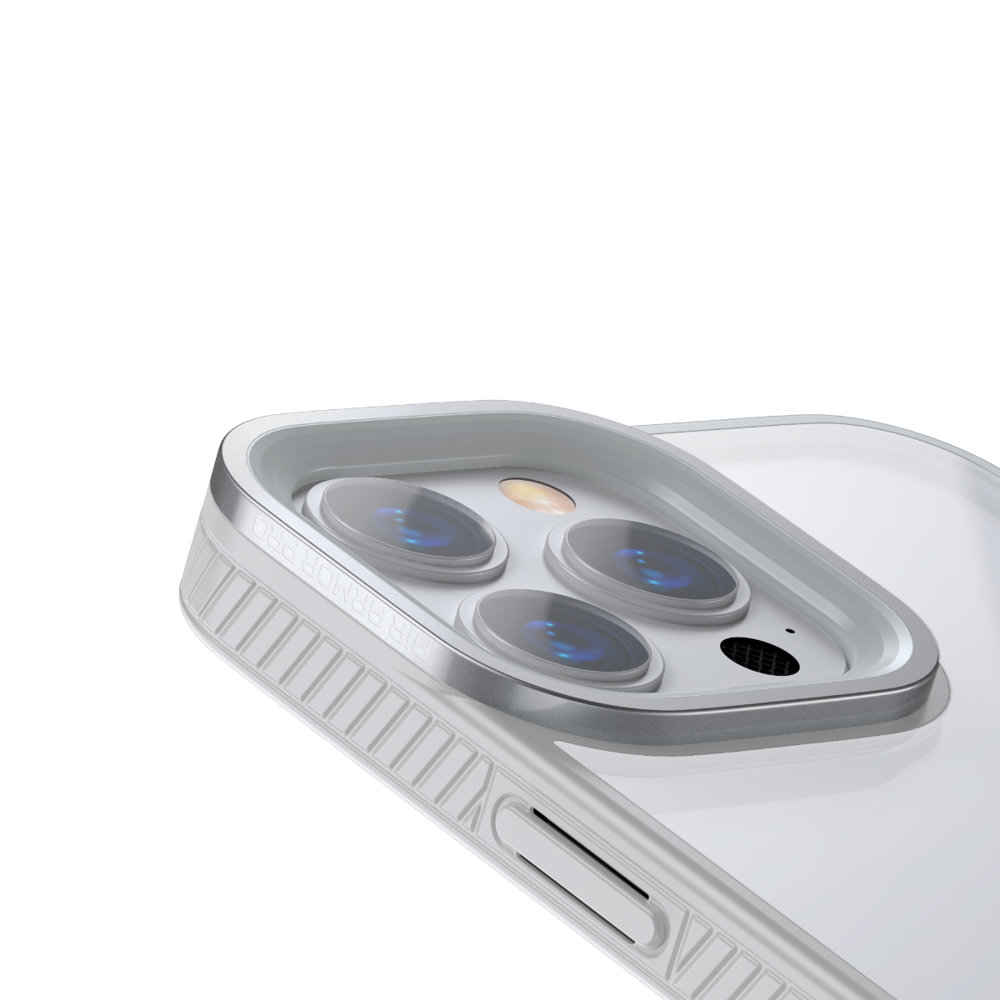 Pancerne odporne etui do iPhone 13 Pro z żelową ramką szary (9)