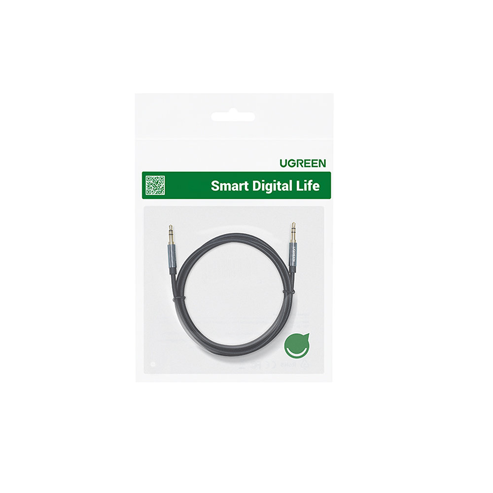 Przewód kabel kątowy AUX 2x mini jack 3.5mm 1.5m niebieski (5)