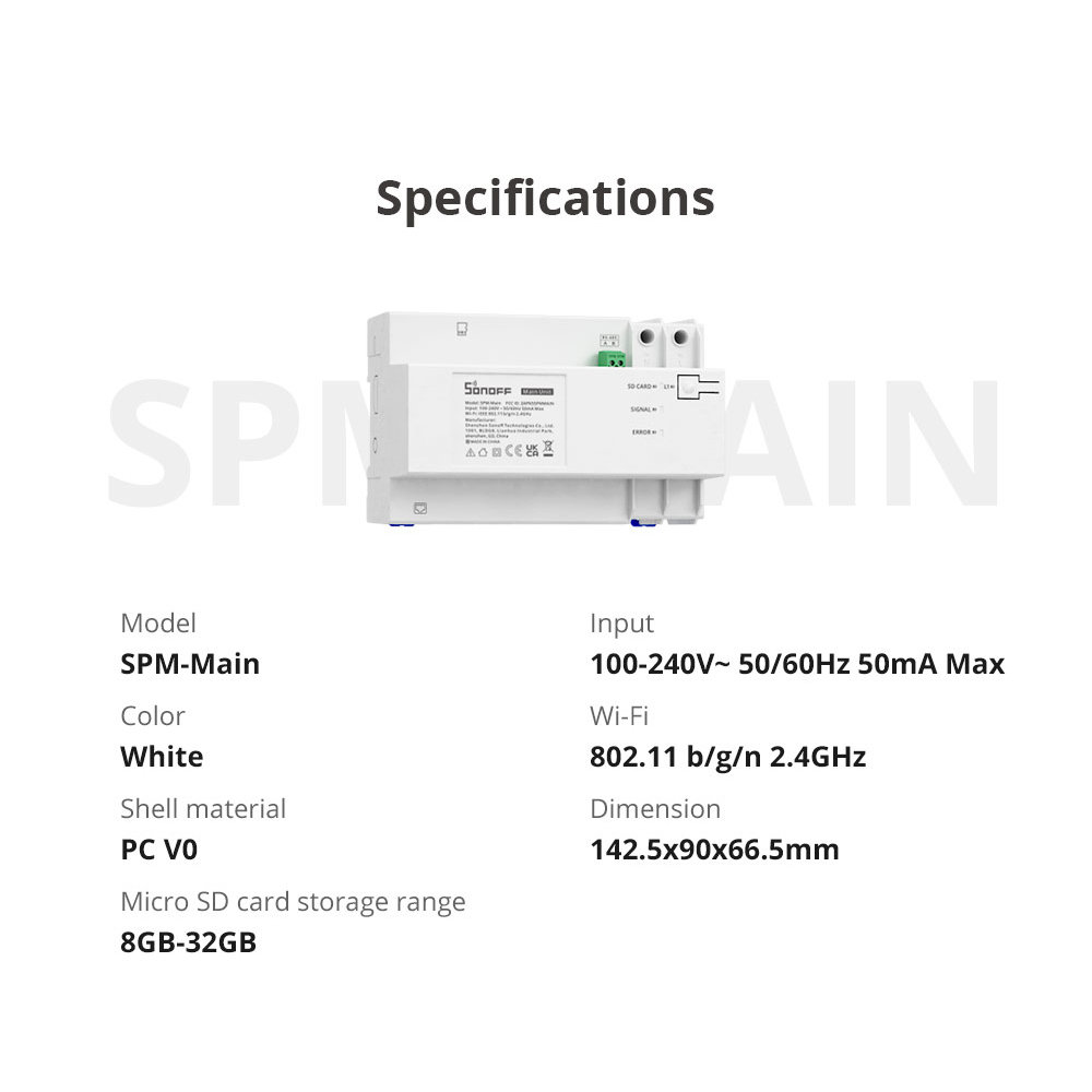 Inteligentny przełącznik miernik mocy WiFi Ethernet SPM-Main (8)