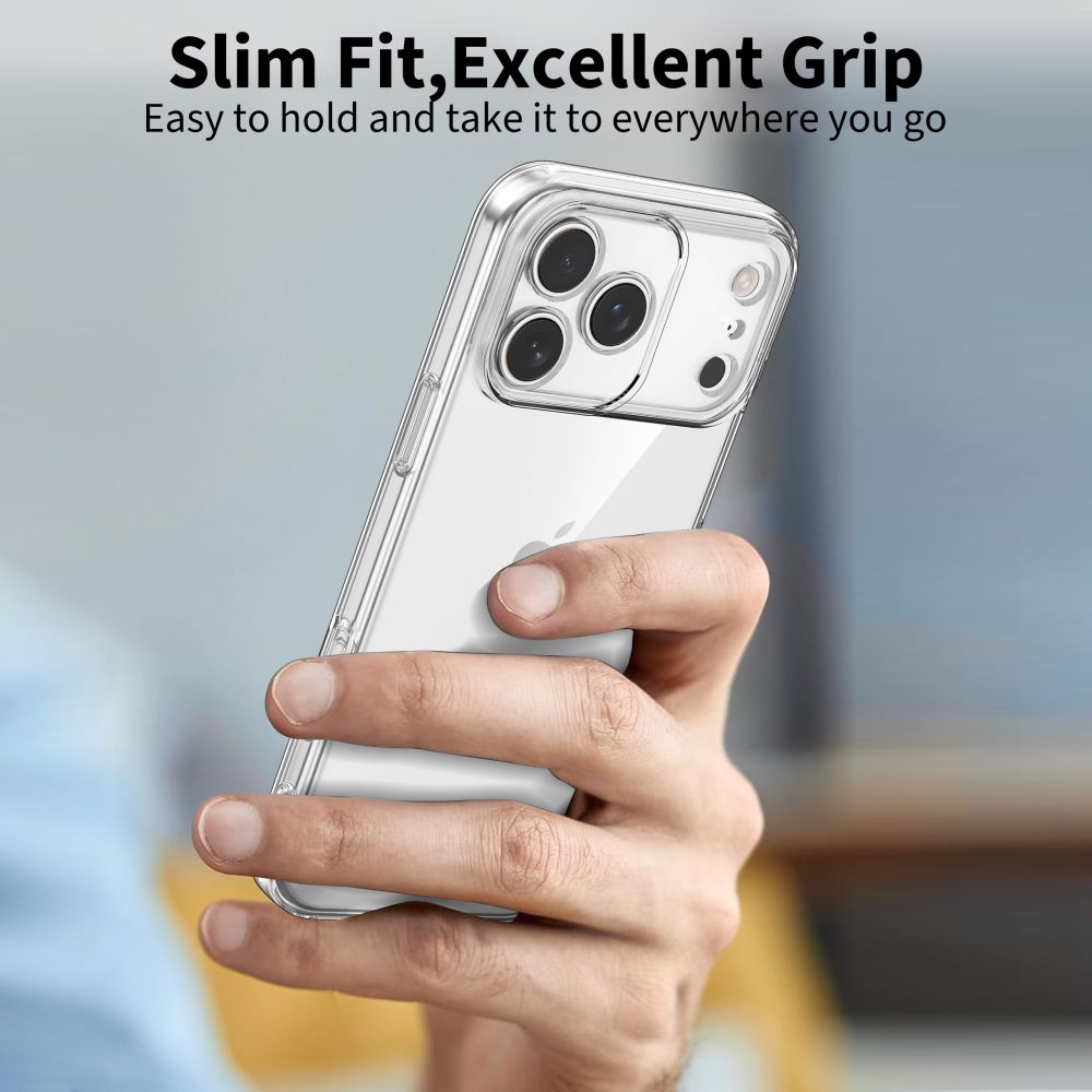 Etui ochronne plecki case na iPhone 17 Pro FlexAir - przezroczyste (3)