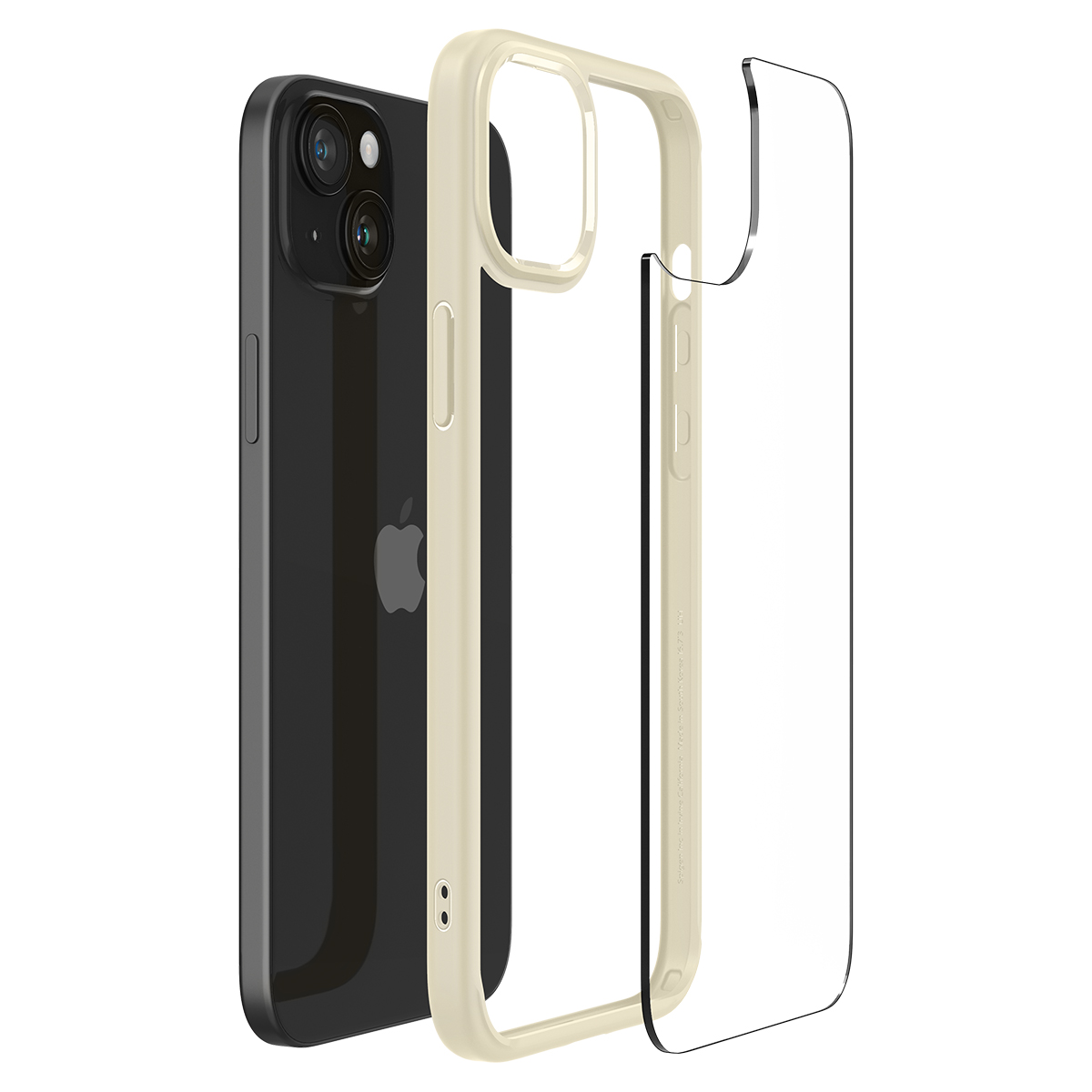 Etui Ultra Hybrid na iPhone 15 Plus beżowe (6)