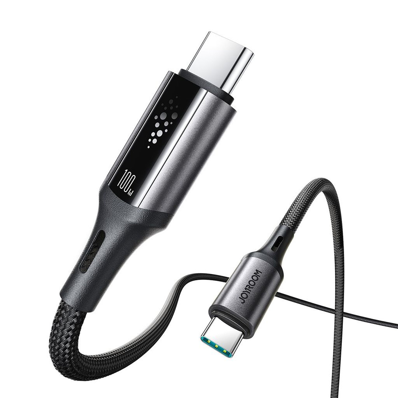 Kabel przewód USB-C S-A60 StarTalk 100W 1.2m - czarny (3)