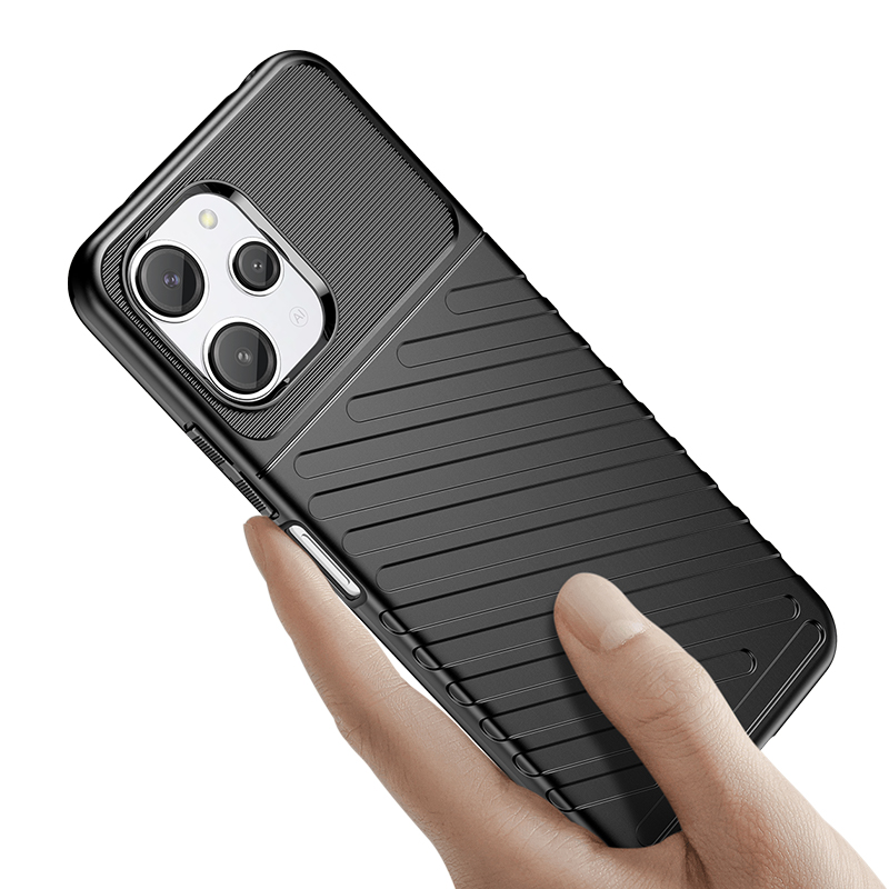 Pancerne elastyczne etui pokrowiec do Xiaomi Redmi 12 Thunder Case czarne (7)