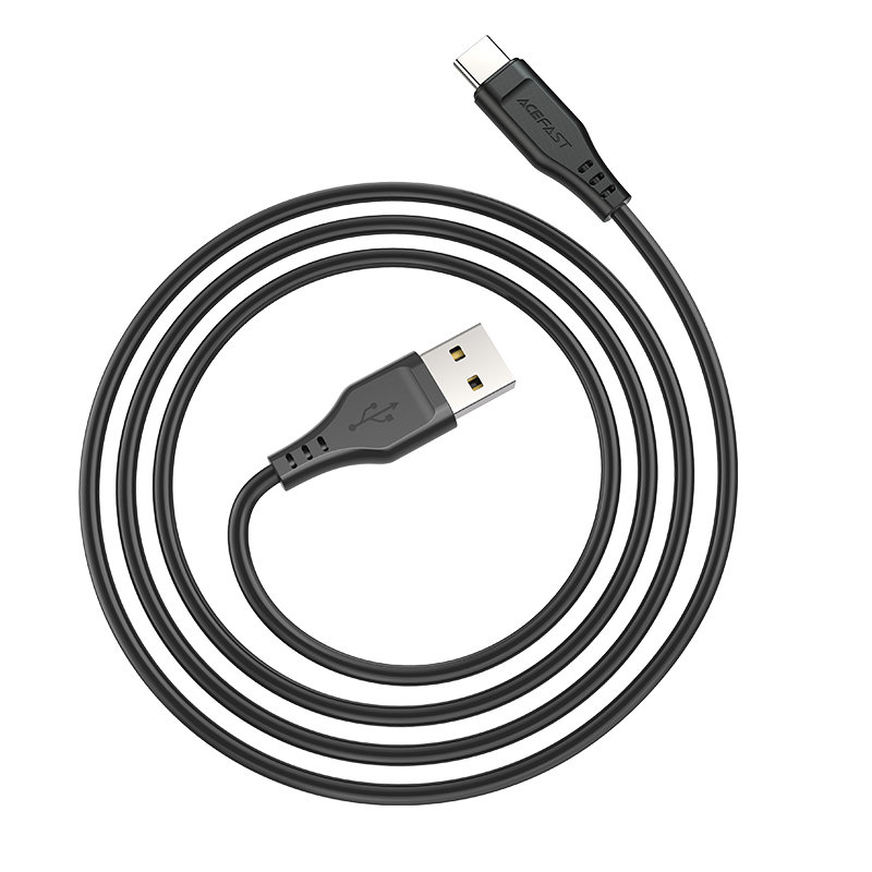 Kabel przewód do telefonu USB - USB-C 3A 1.2m biały (3)