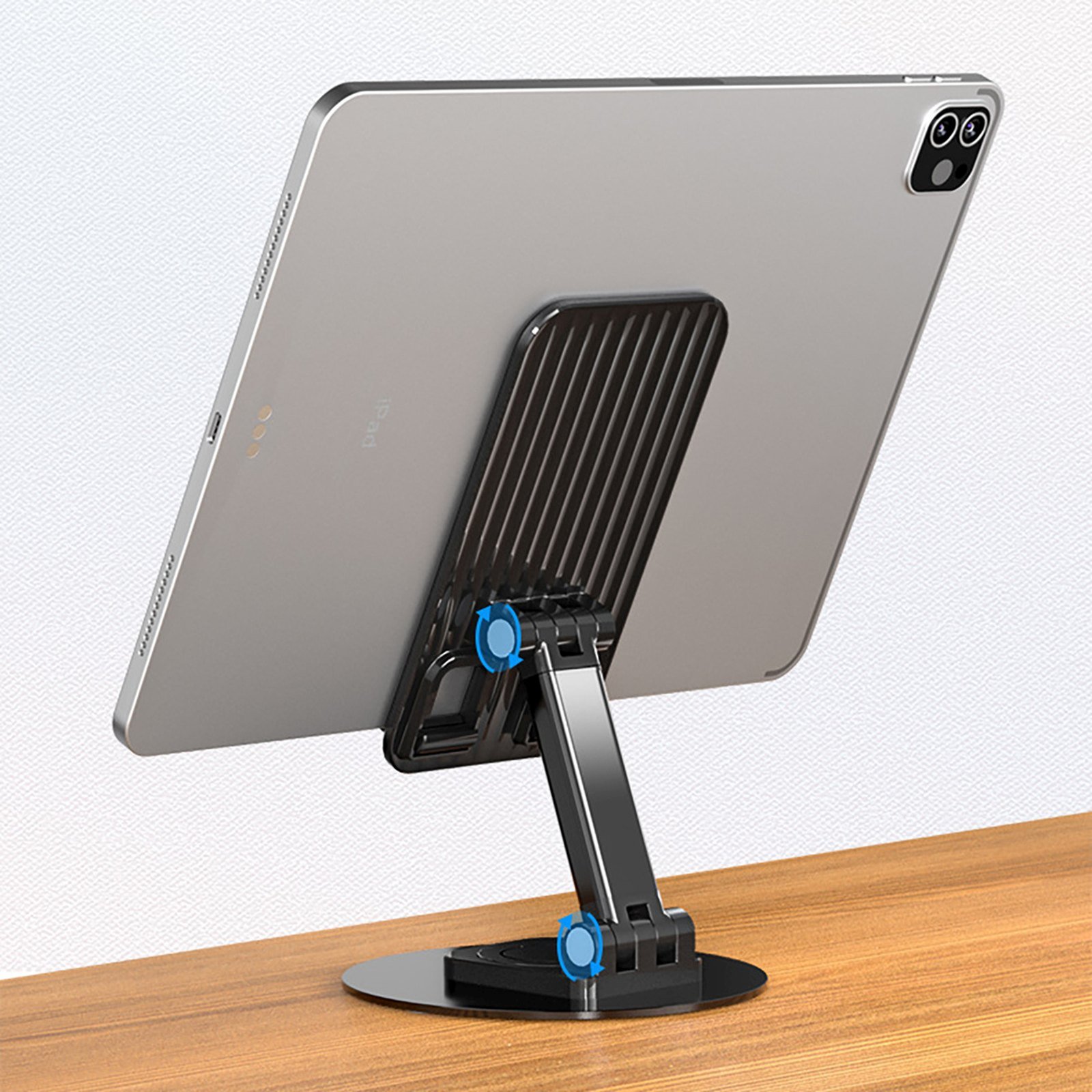 Podstawka stojak stabilny pod telefon tablet - czarny (6)