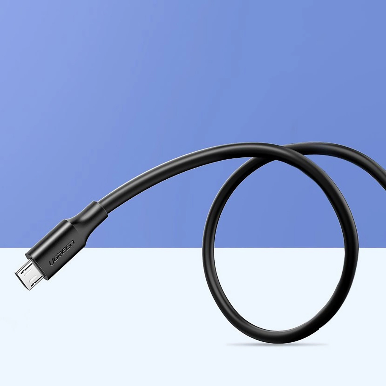 Kabel przewód micro USB - USB-A 25cm - czarny (8)