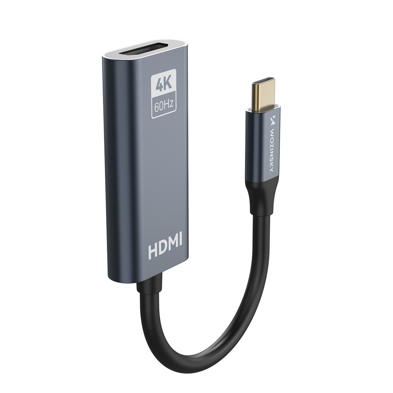 Adapter przejściówka USB-C - HDMI 4K 60Hz - czarny (3)