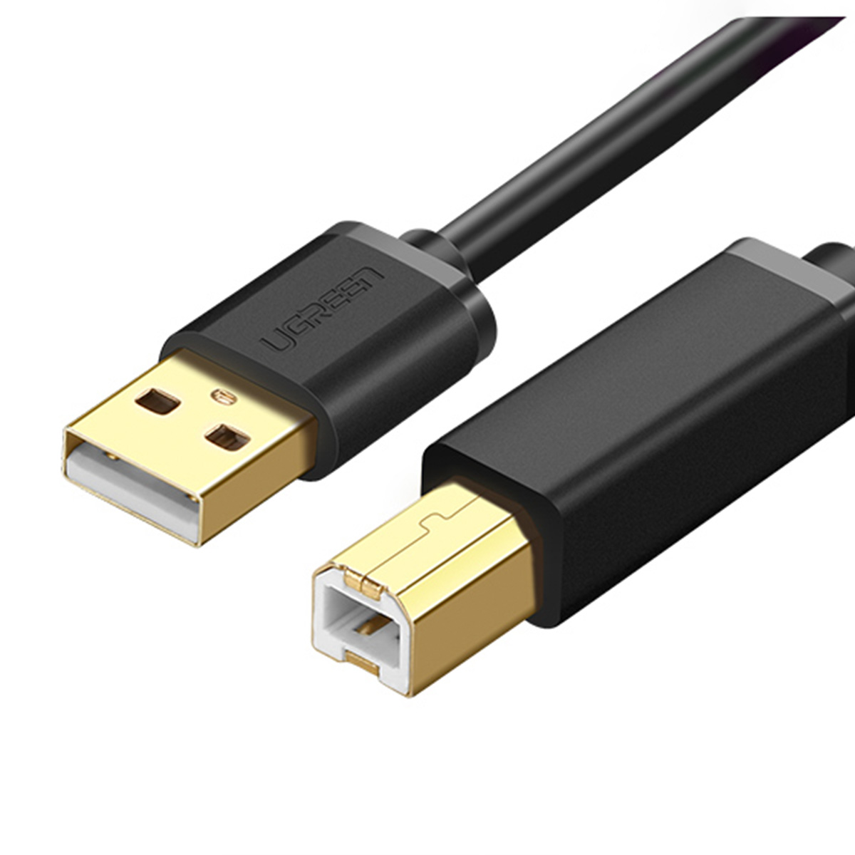 Kabel przewód do drukarki USB-A - USB-B 5Gb/s 2m czarny (3)