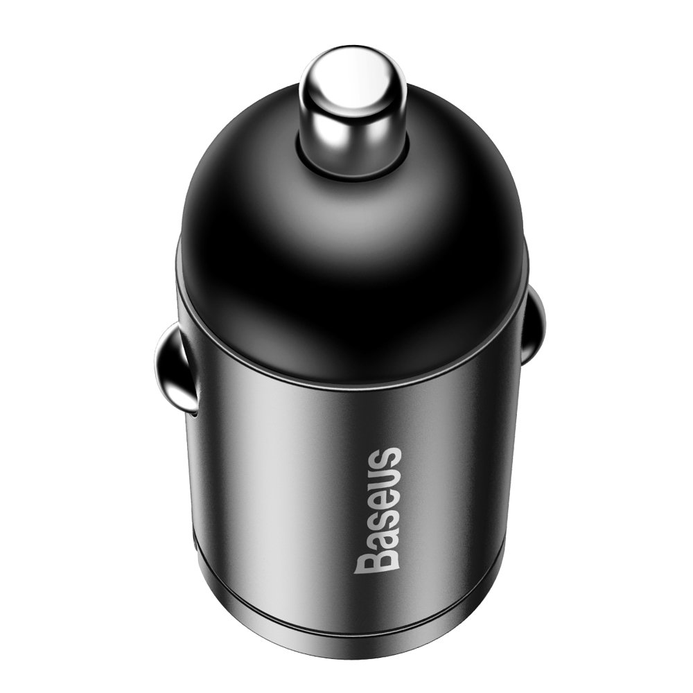 Mini ładowarka samochodowa inteligentna Tiny Star USB 30W Quick Charge szary (7)
