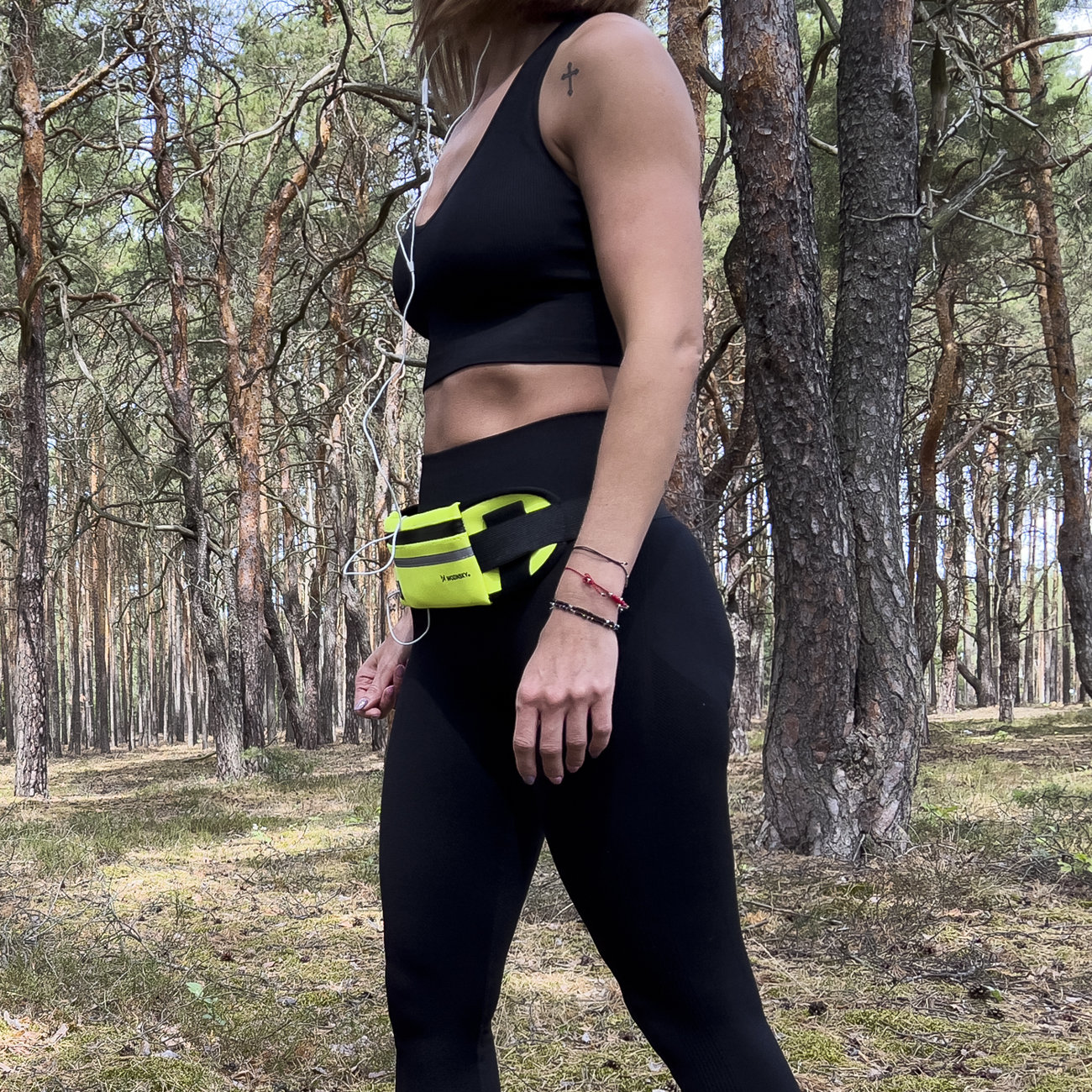 Nerka do biegania pas biegowy czarny (11)