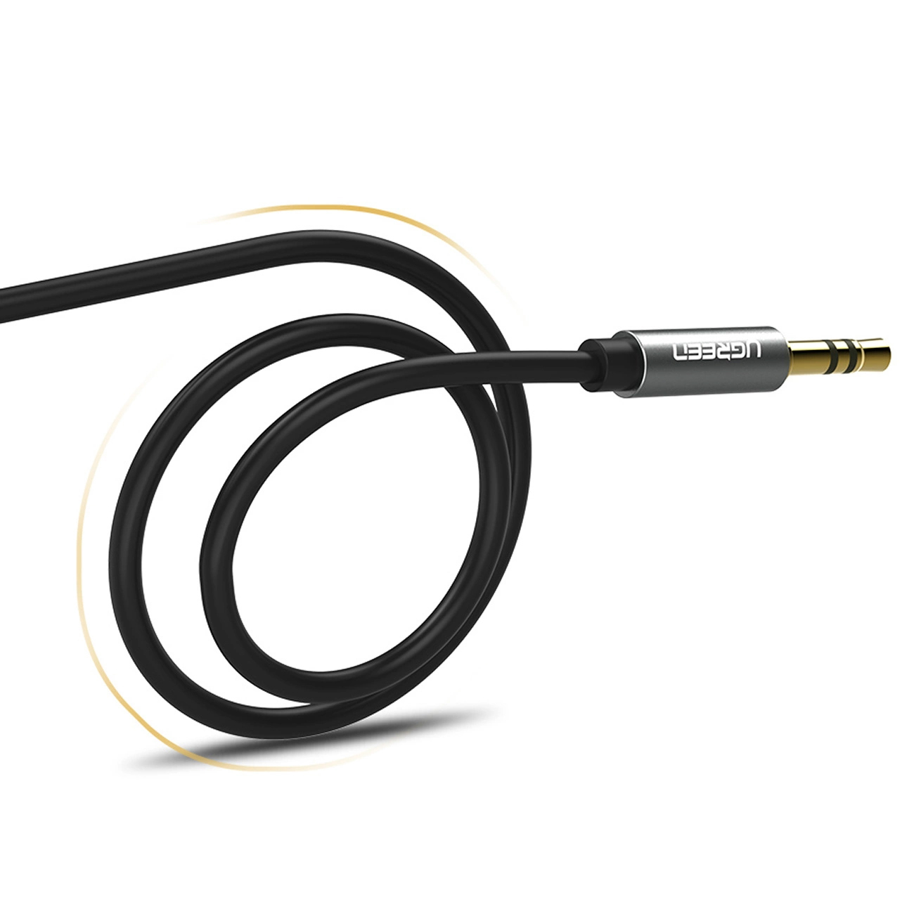Kabel przewód audio AUX mini jack 3.5mm 3m - czarny (8)