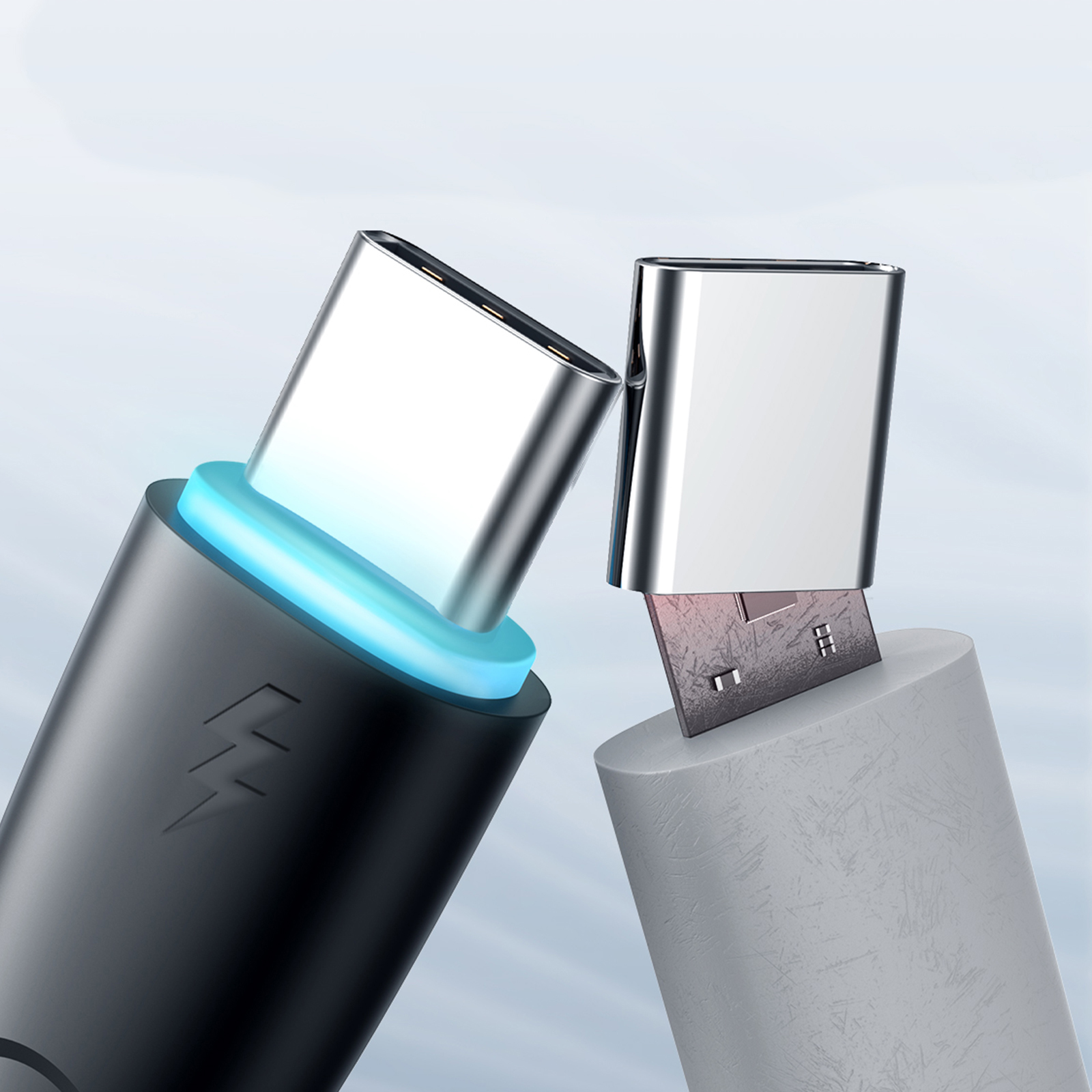 Kabel przewód Starry Series USB-A - USB-C 3A 1m czarny (8)