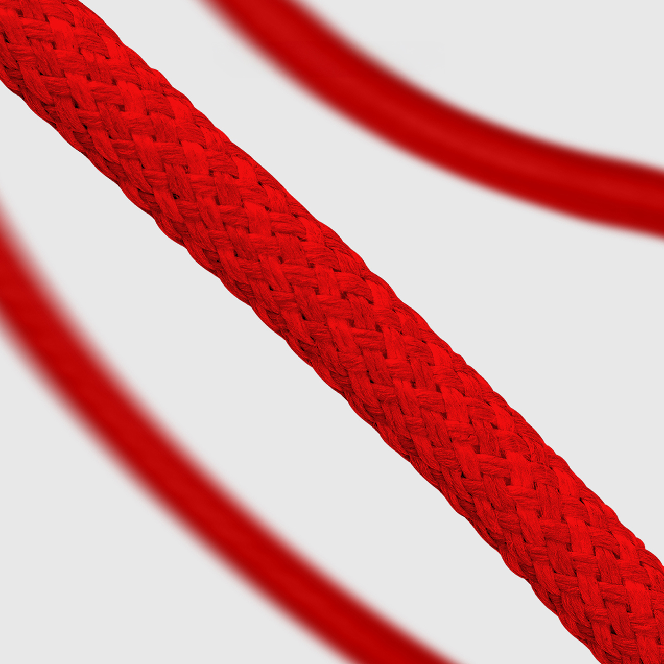 Kabel przewód w oplocie USB-C 60 W 1.5m - czerwony (9)