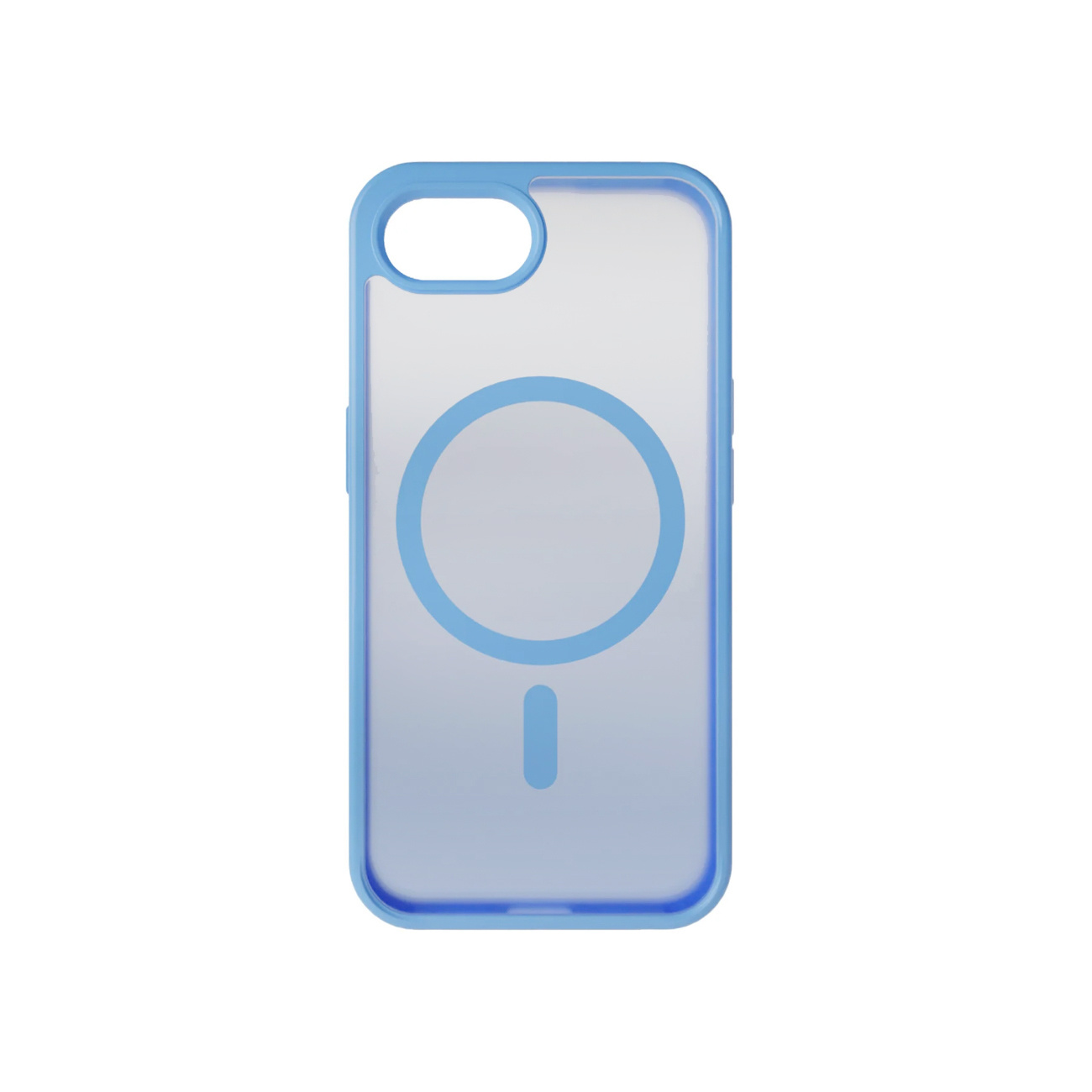 Etui silikonowe pokrowiec do iPhone 16e Gradient MagSafe - niebieskie (6)
