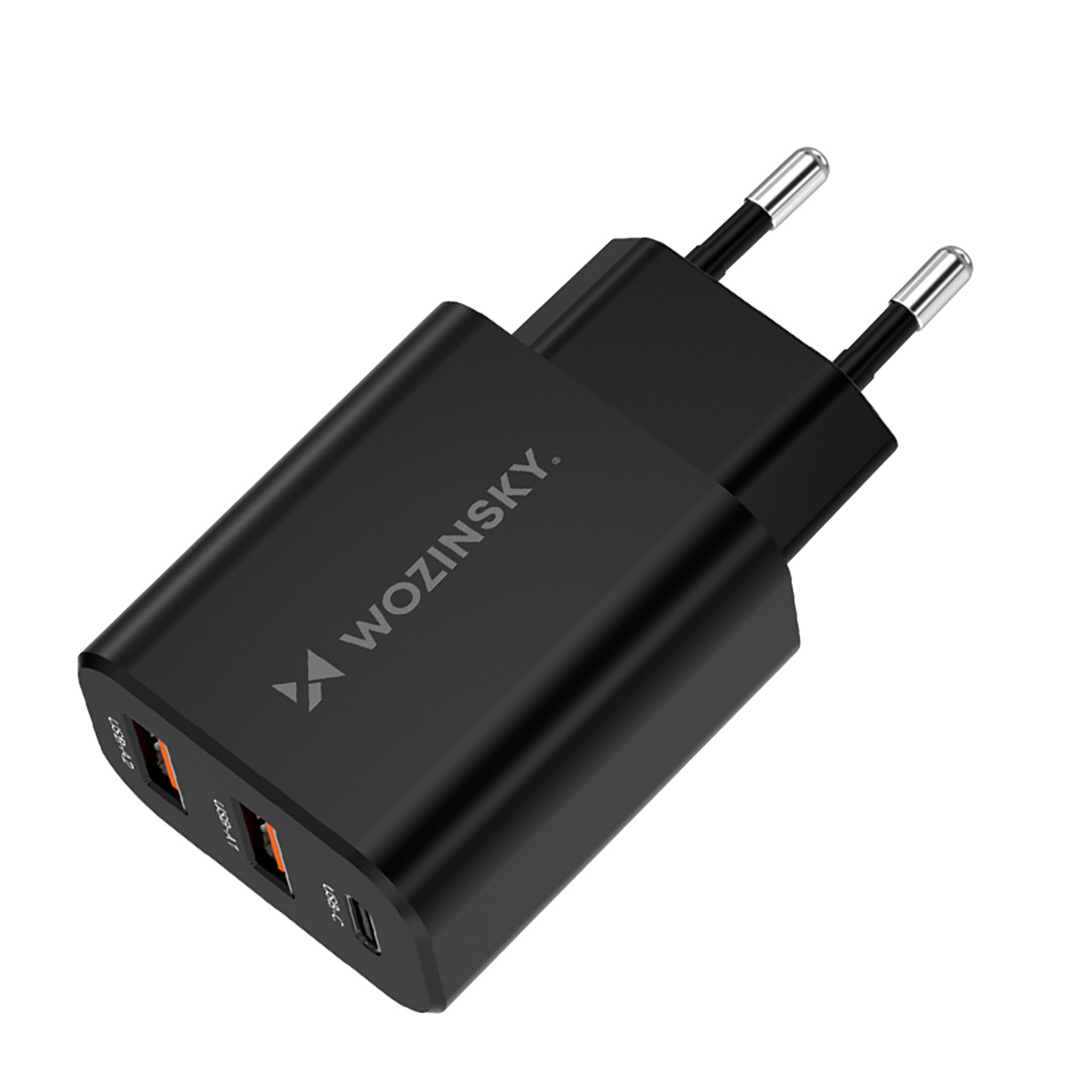 Ładowarka sieciowa 30W USB-C 2x USB-A - czarny (3)