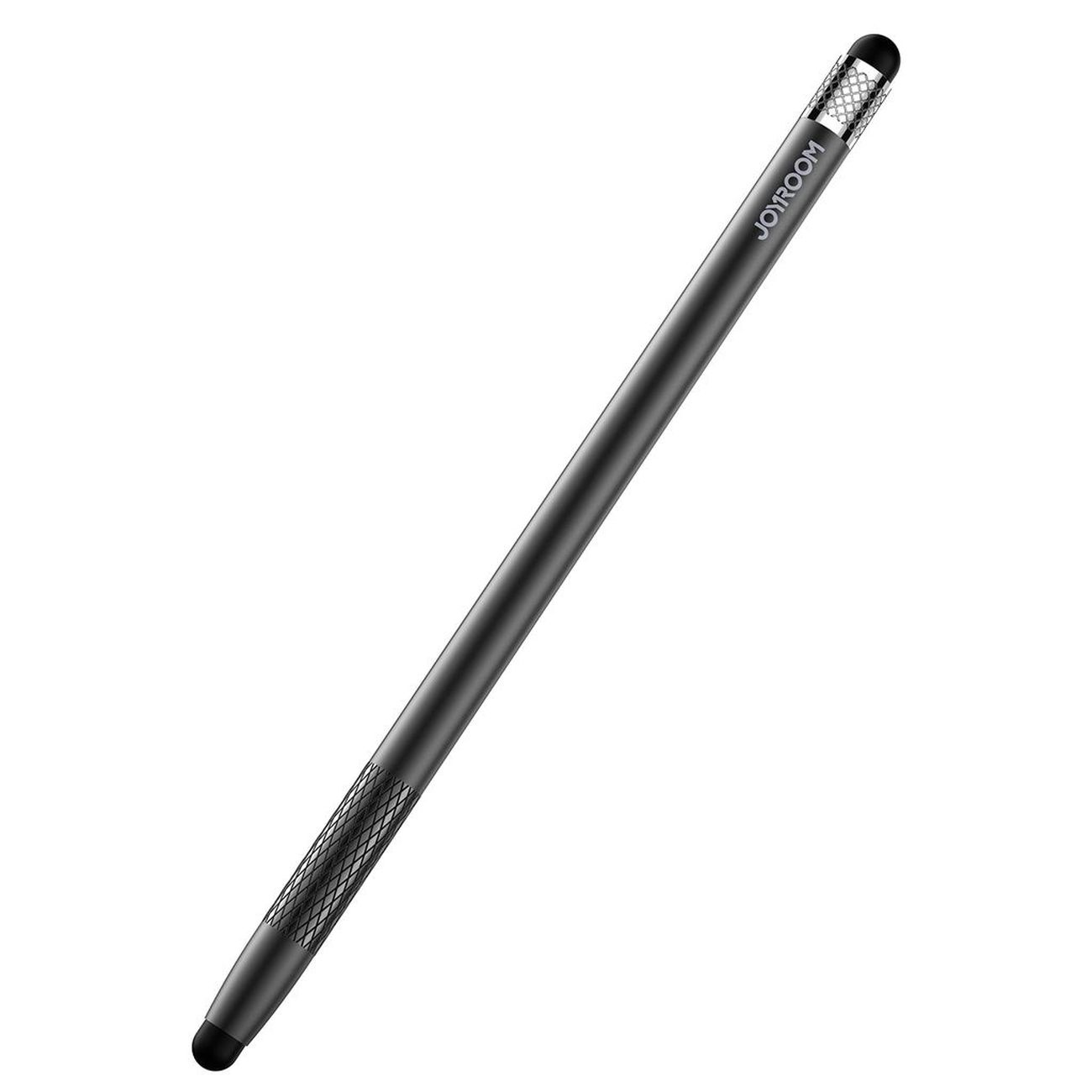 Rysik stylus pasywny JR-DR01 do ekranów dotykowych 2 końcówki - czarny