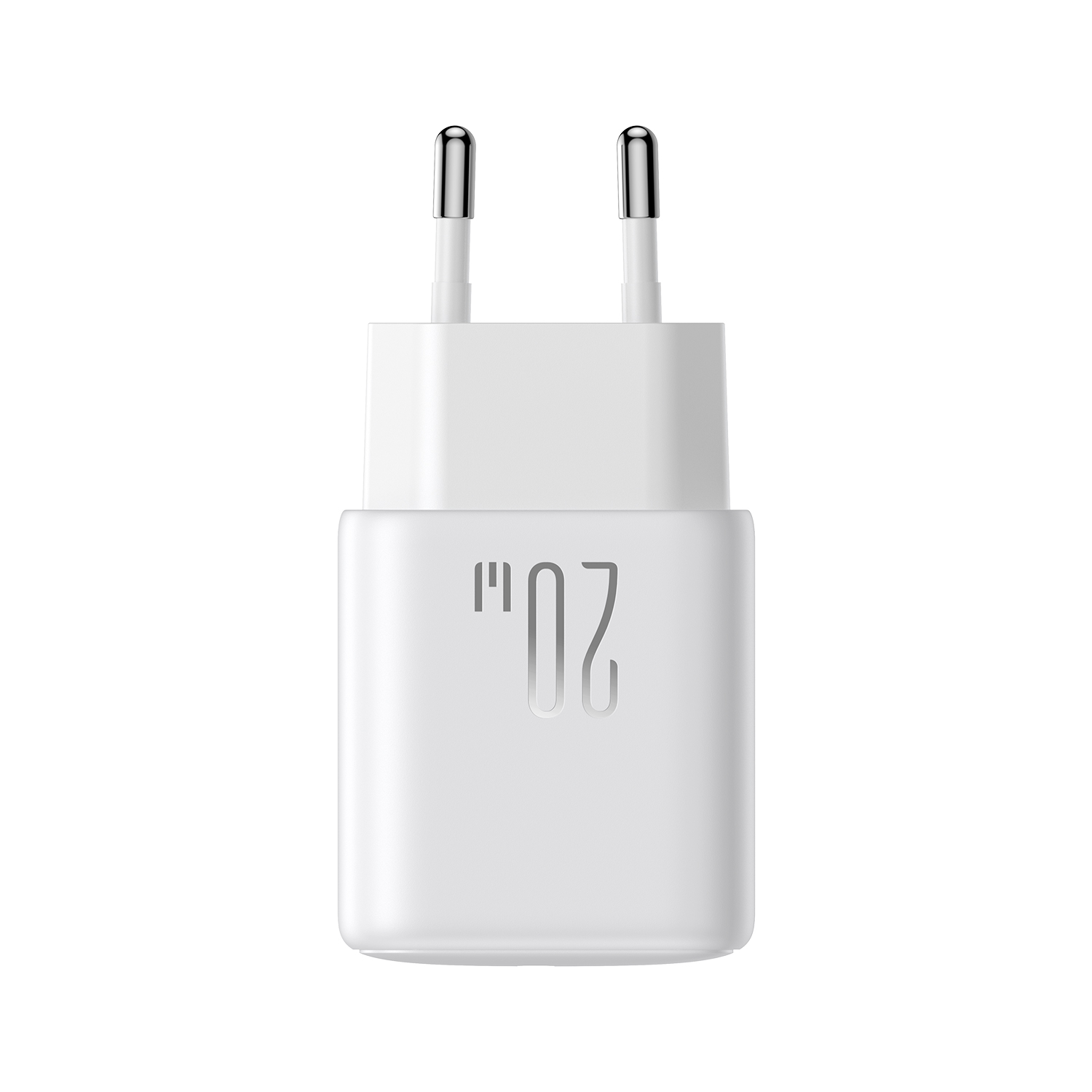 Ładowarka sieciowa USB-C USB-A 20W PD QC 3.0 - biała (3)