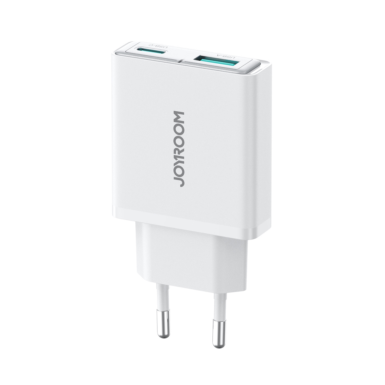 Mała i supercienka ładowarka sieciowa 20W USB-A USB-C - biała (5)