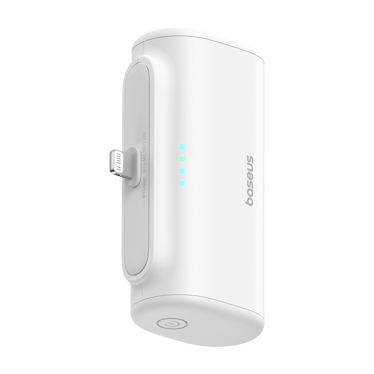Powerbank 5000mAh iPhone Lightning USB-C Compact 20W - biały (3)