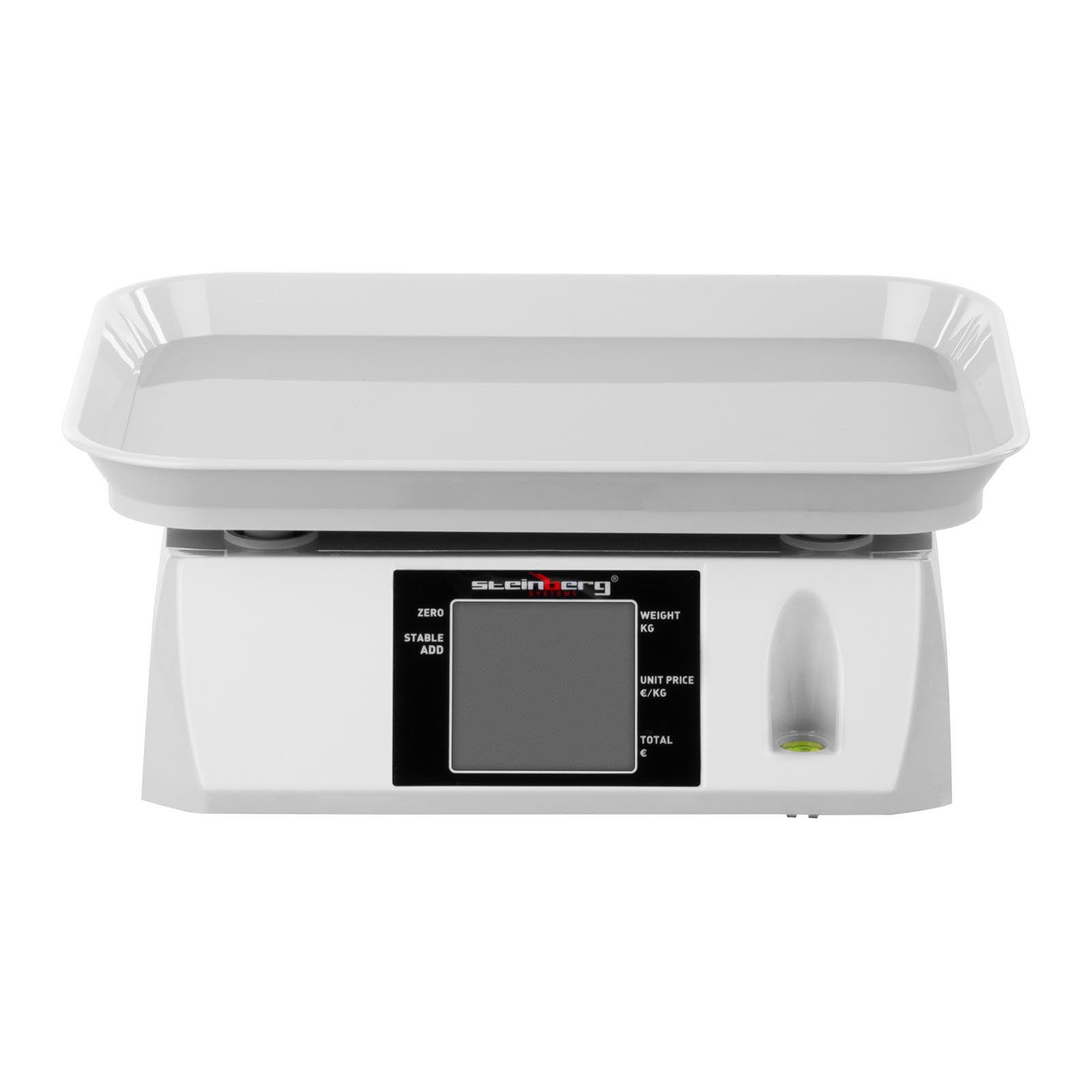 Waga spożywcza sklepowa licząca z pamięcią i funkcją liczenia sztuk SBS-PW-301CA 30kg / 1g (5)