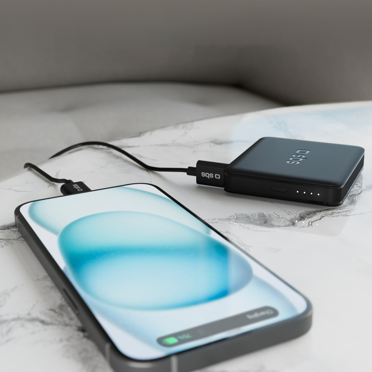 Powerbank 5000 mAh USB-C NanoTube - czarny (11)