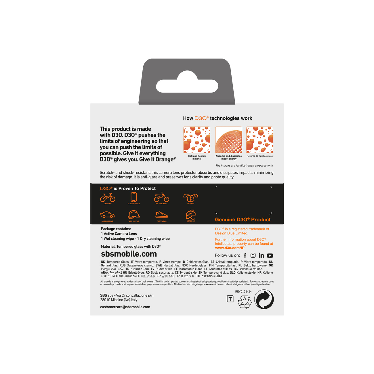 Szkło hartowane na aparat do iPhone 16 / 16 Plus D3O (3)