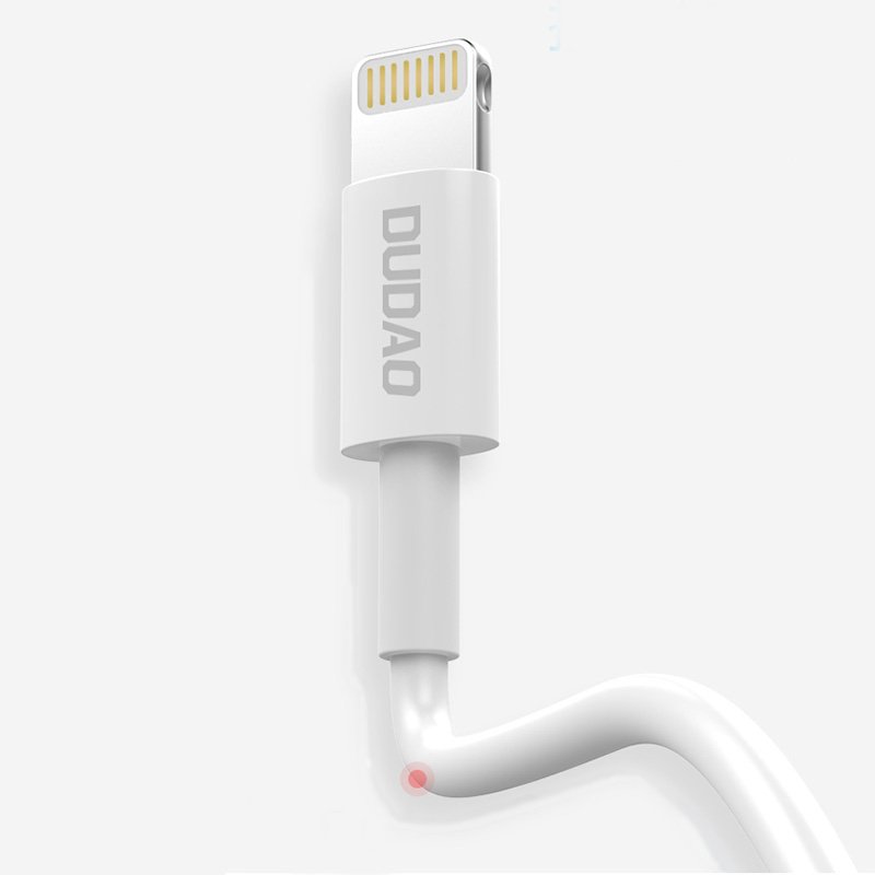 Przewód kabel do iPhone USB - Lightning 3A 1m biały (3)