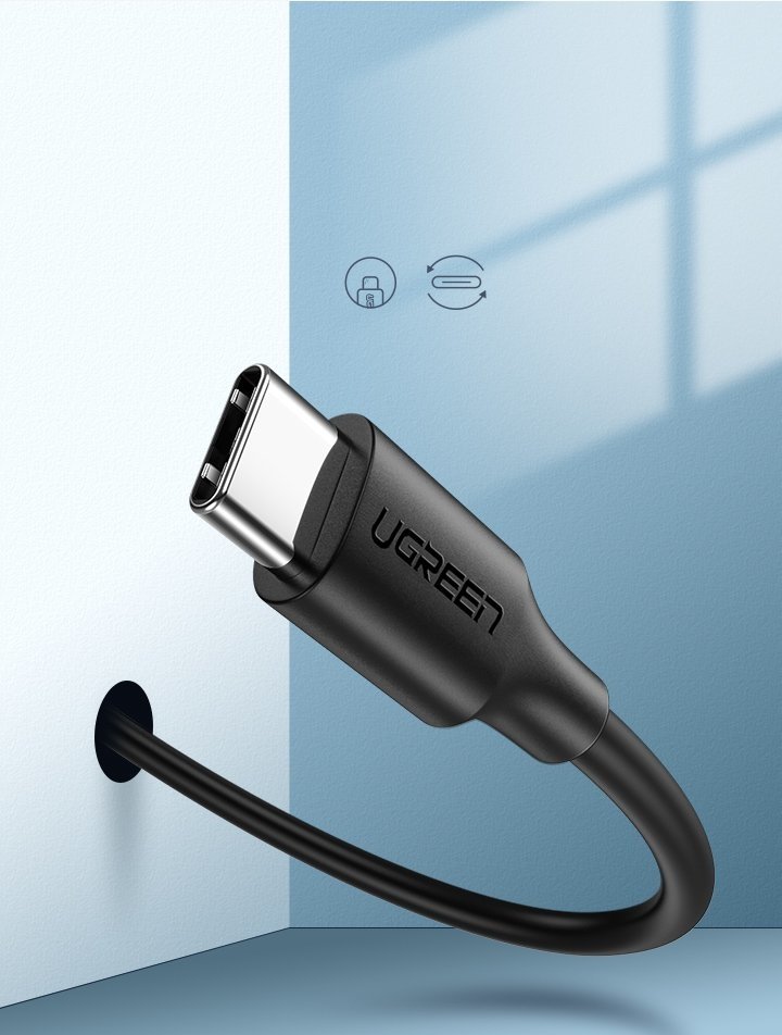 Kabel przewód USB - USB-C 3A 3m czarny (5)