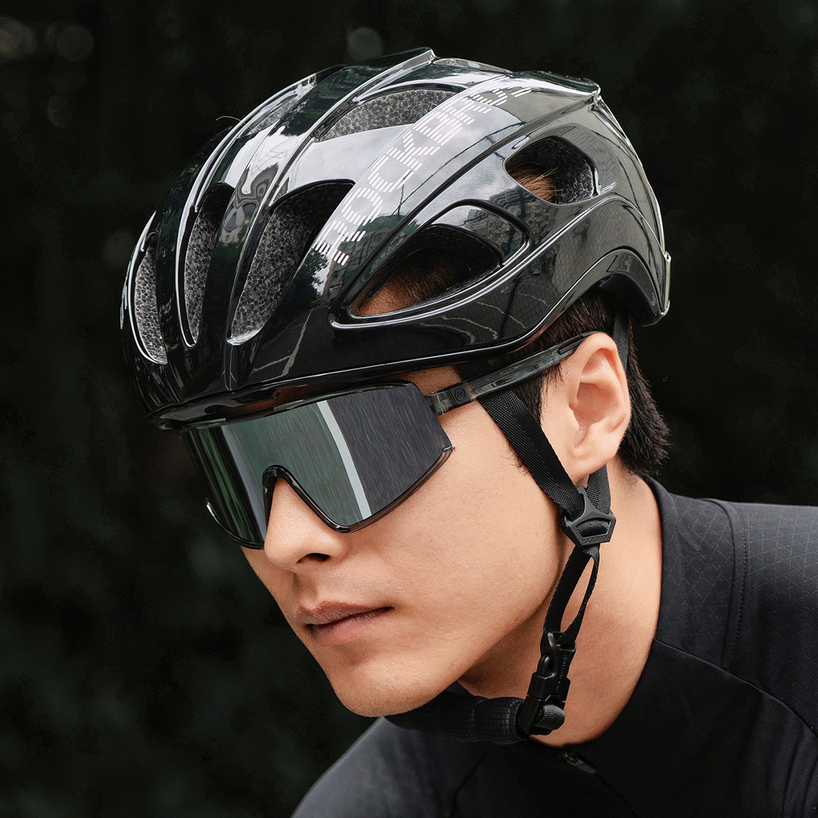 Kask rowerowy lekki regulowany 58-62 cm - czarny (3)