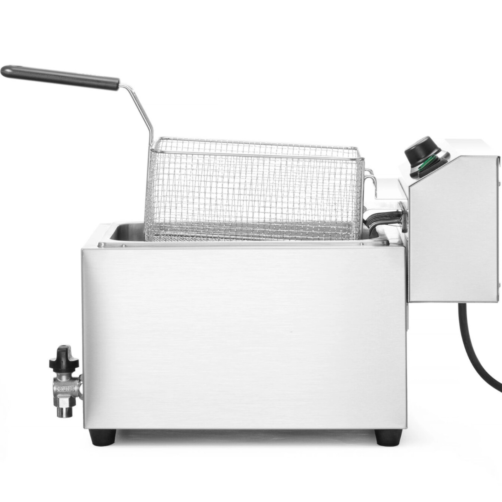 Frytownica elektryczna nastawna z kranem spustowym 400 V 66000 W 10 l - Hendi 209424 (10)