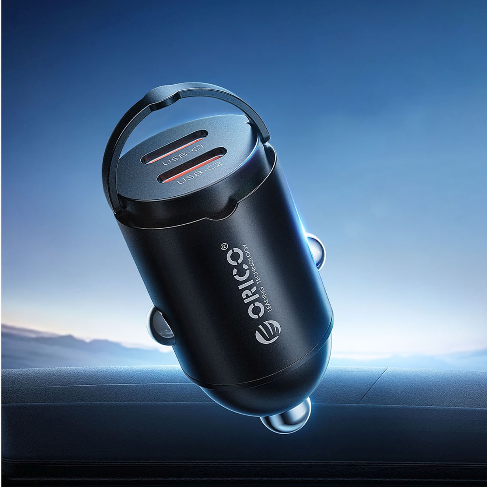 Ładowarka samochodowa USB-C 30W - czarna (3)