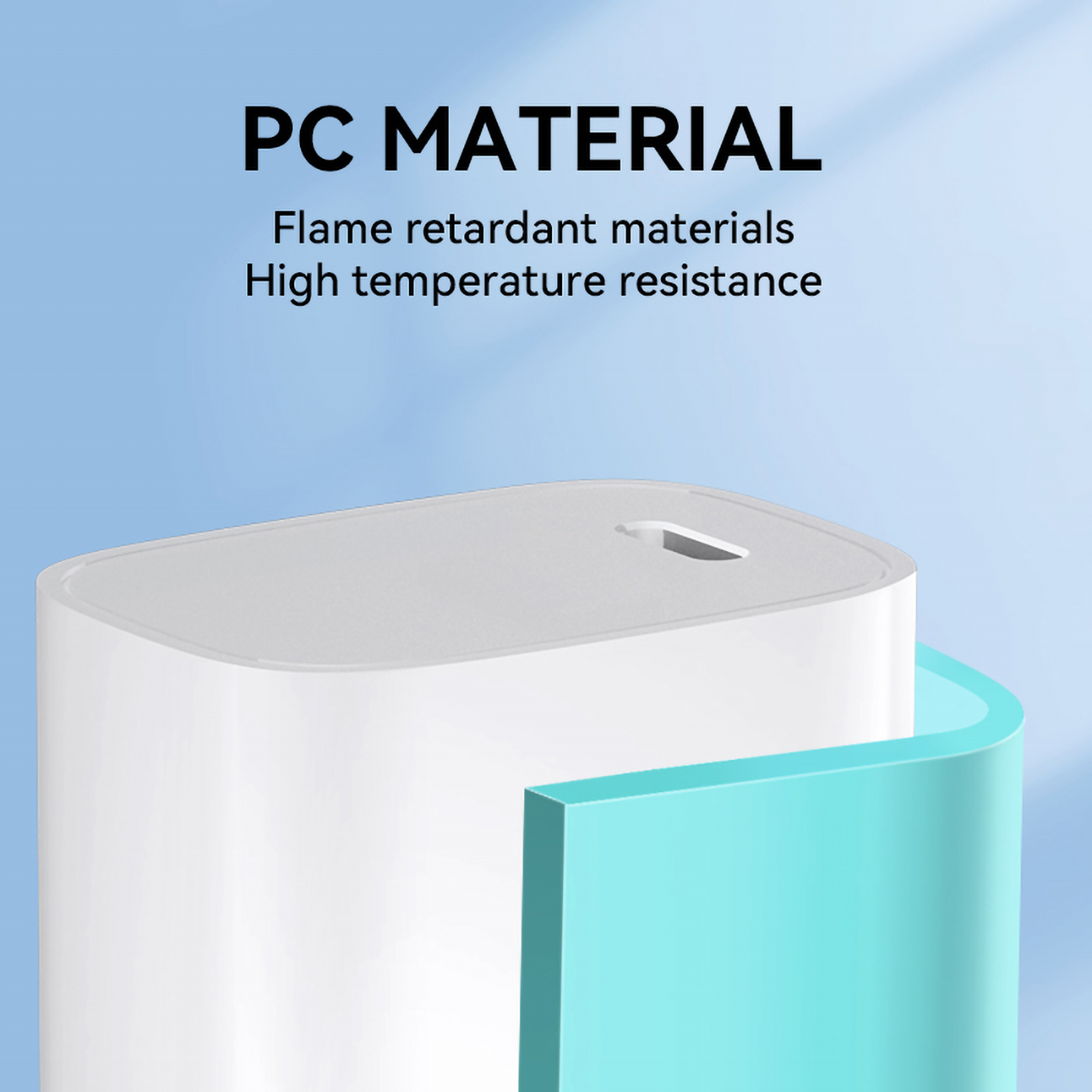 Ładowarka sieciowa 20W USB-C 100-240V biała (10)