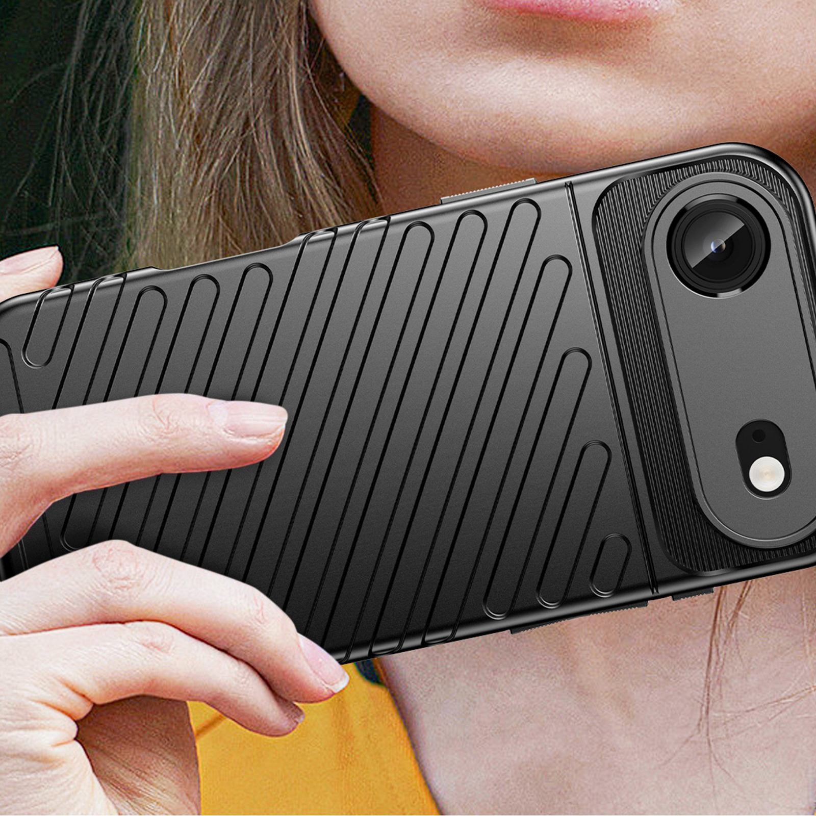 Etui pokrowiec plecki na iPhone 17 Air Thunder Case - czarne (5)