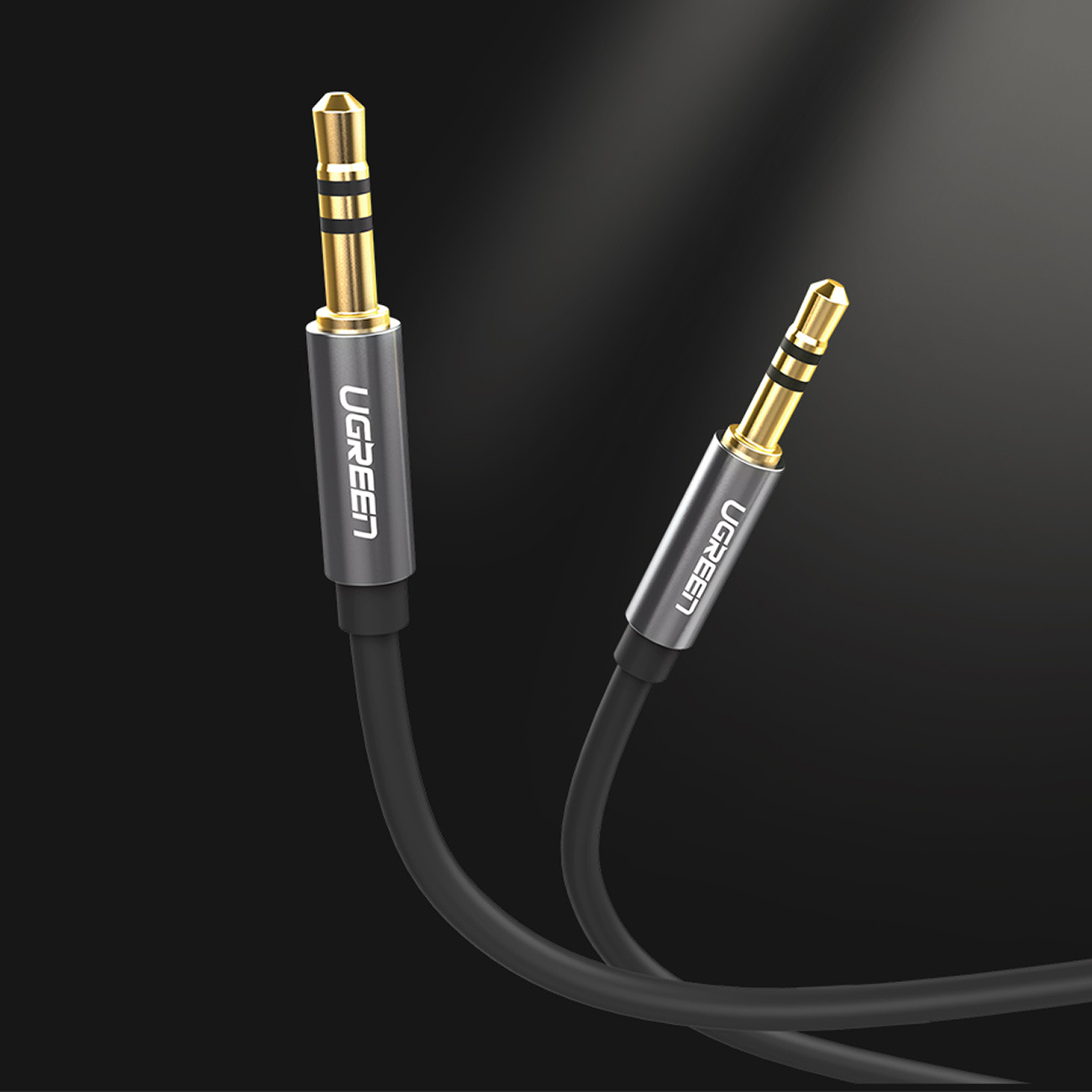 Kabel przewód audio AV119 mini jack 3.5mm 5m - czarny (10)