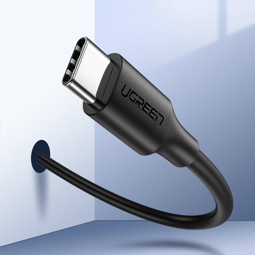 Kabel przewód USB-C do ładowania i transferu danych 3A 2m czarny (9)