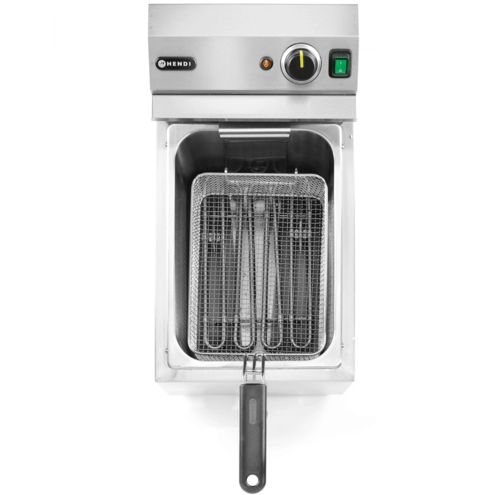 Frytownica elektryczna nastawna z kranem spustowym 400 V 66000 W 10 l - Hendi 209424 (3)