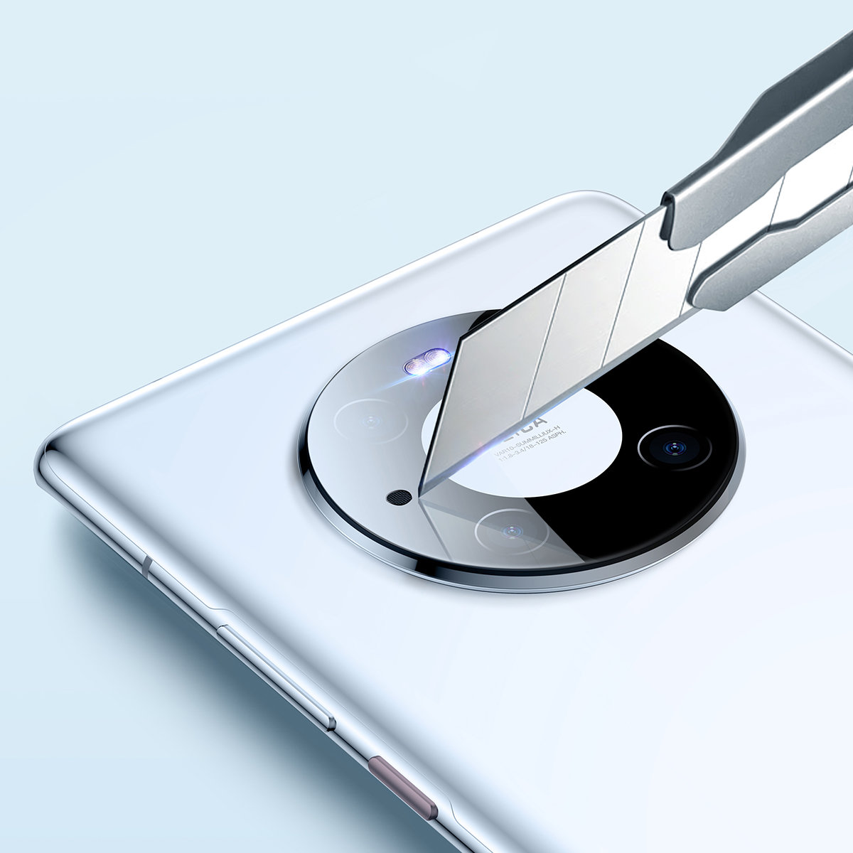 Folia na aparat Huawei Mate 40 Pro 0.3mm przezroczysta + zestaw czyszczący ZESTAW 2szt. (7)