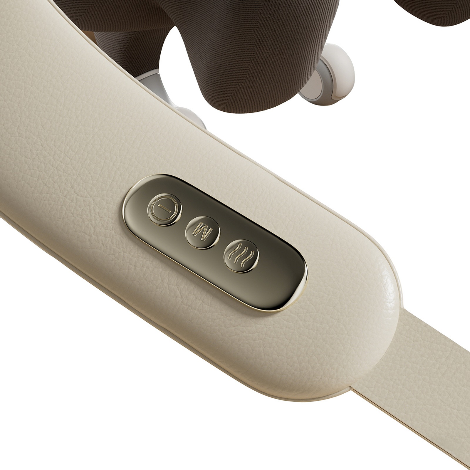 Masażer na kark ramiona z funkcją ogrzewania USB-C 2200mAh - biały (9)