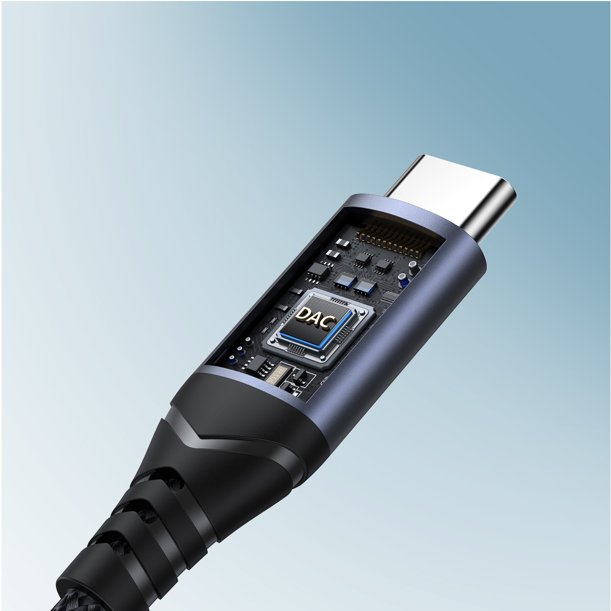 Przejściówka adapter DAC USB-C do mini jack 3.5mm czarny (10)
