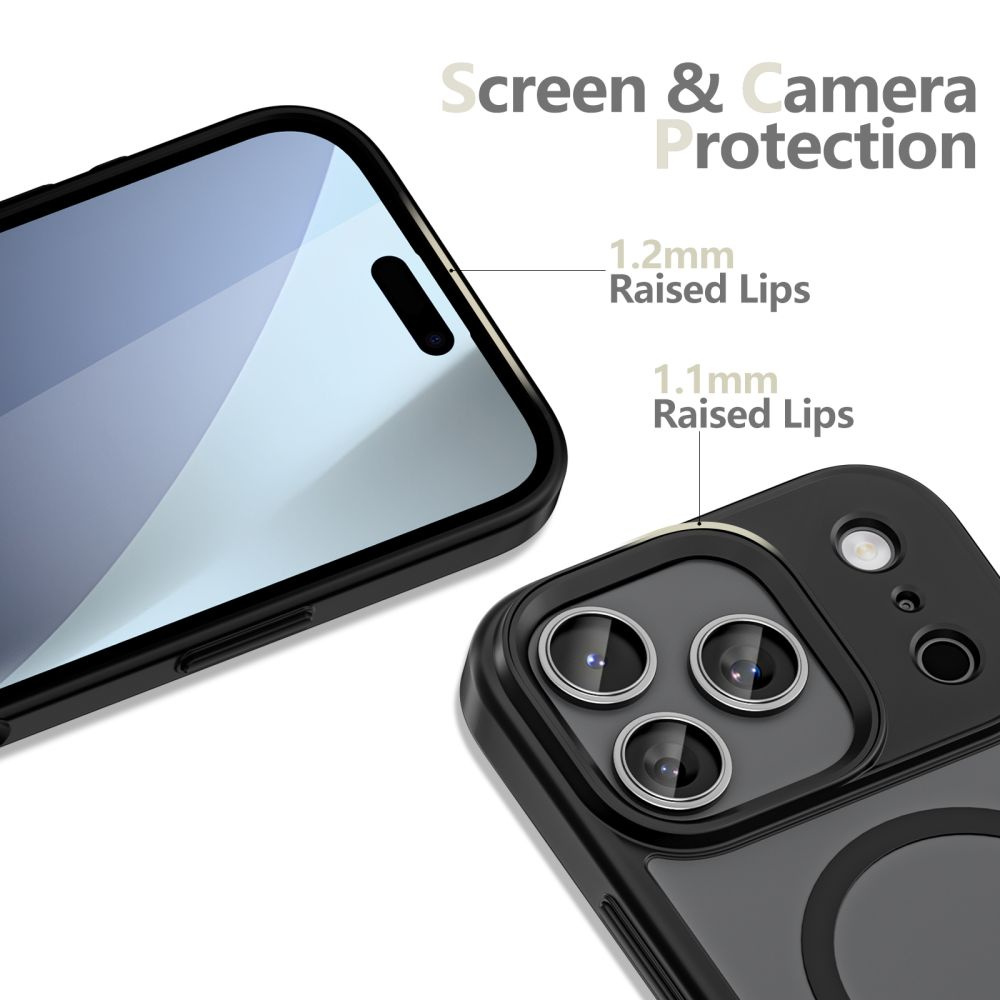 Etui case na iPhone 17 Pro MagMat MagSafe - czarny mat (3)