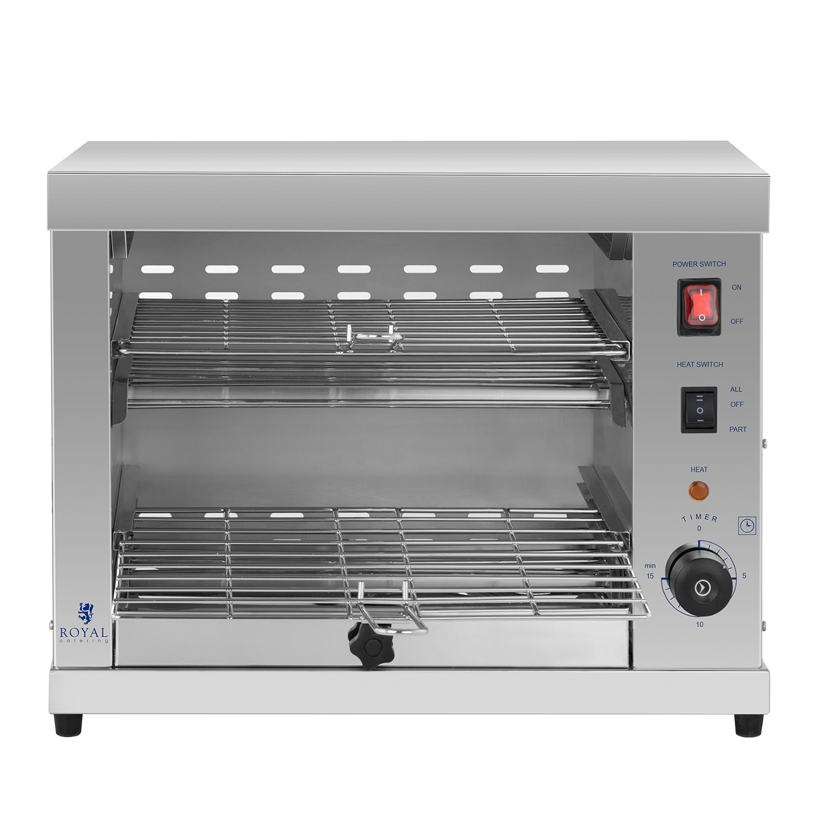Podwójny toster opiekacz salamander 3250W (4)