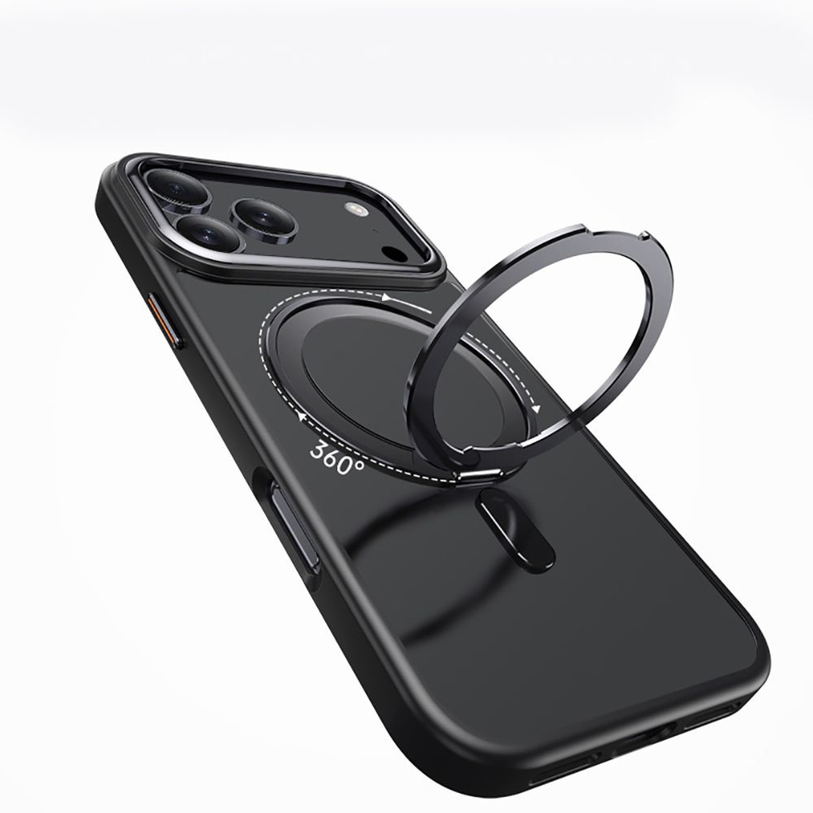 Etui case na iPhone 17 Pro MagRing MagSafe - czarny mat (5)