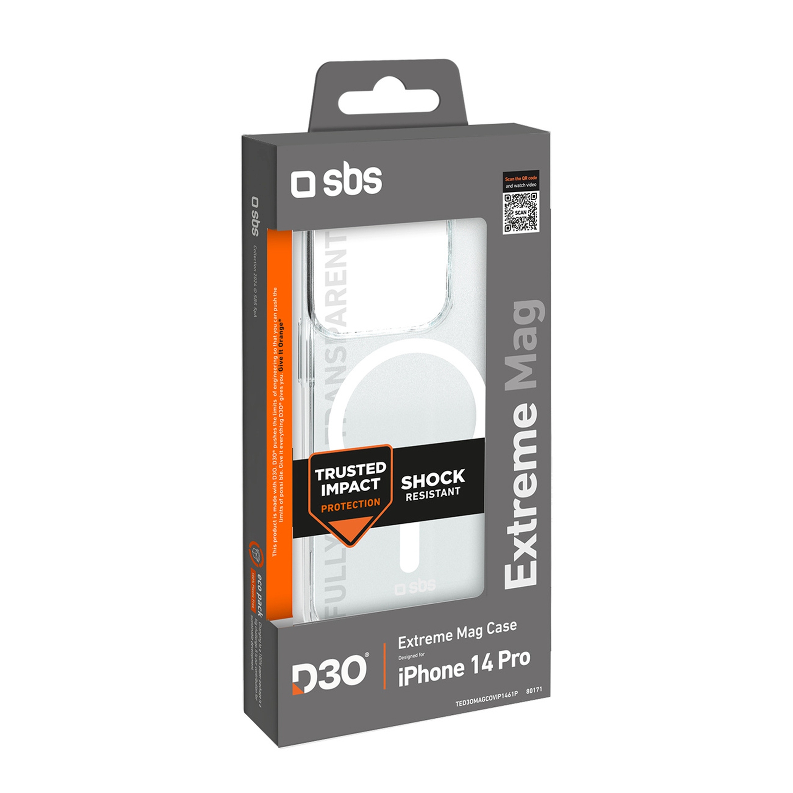 Etui pokrowiec do iPhone 14 Pro D3O MagSafe - przezroczysty (5)