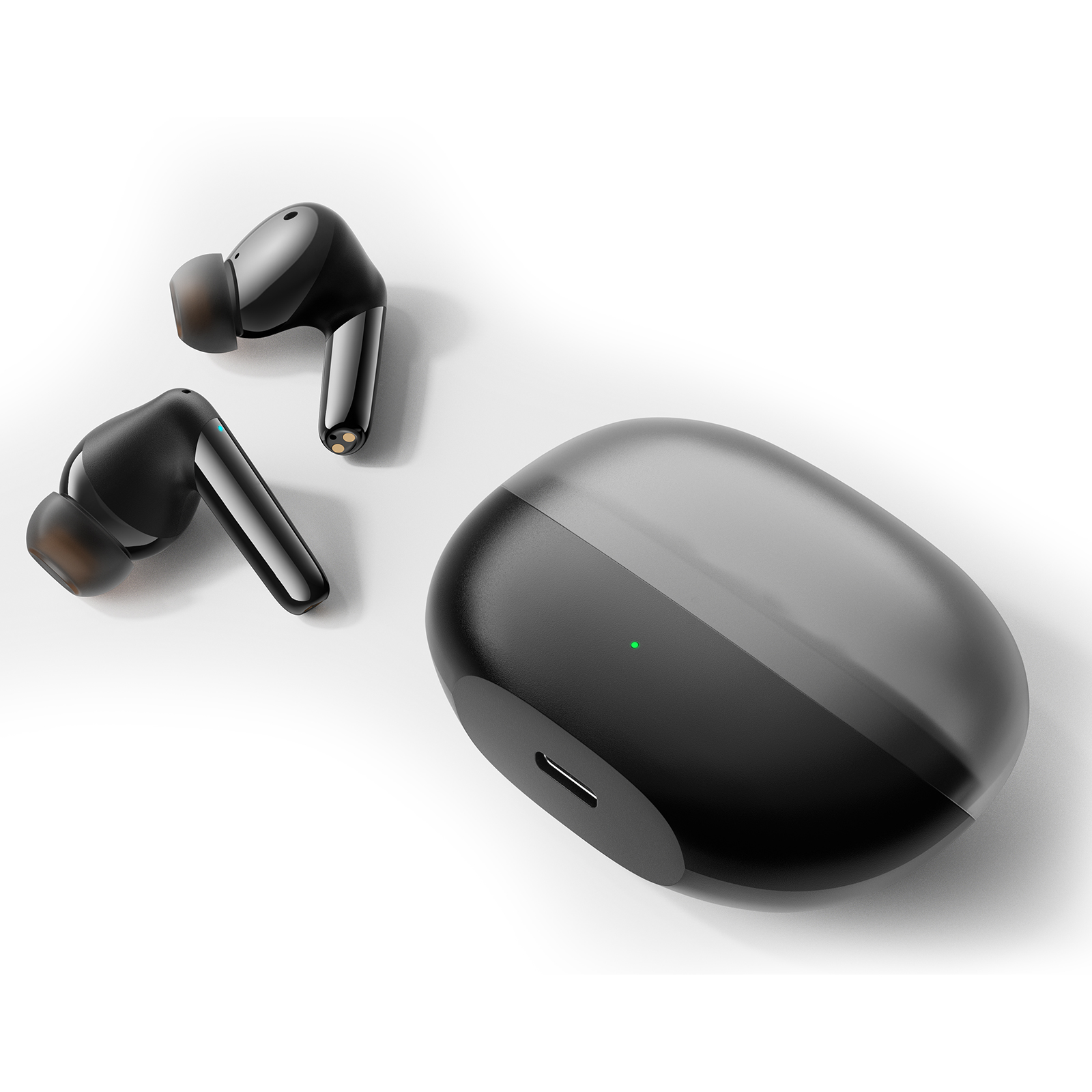 Douszne słuchawki bezprzewodowe ENC Jbuds Series USB-C czarne (5)