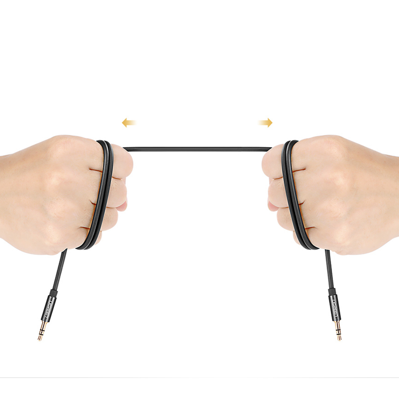 Kabel przewód audio AV119 mini jack 3.5mm 5m - czarny (11)