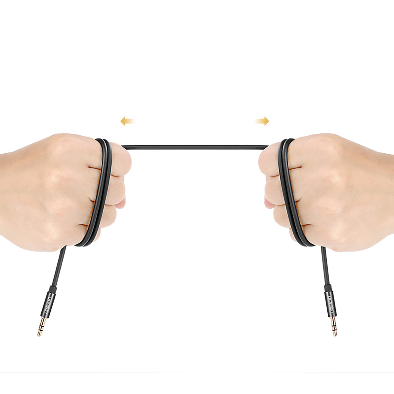 Kabel przewód audio AUX mini jack 3.5mm 3m - czarny (9)