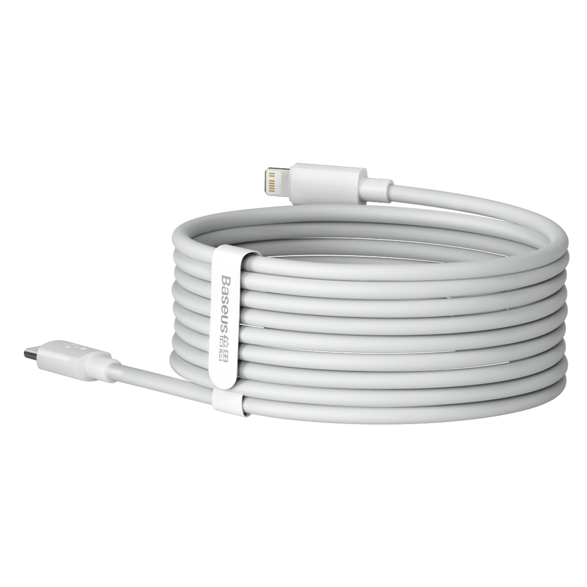 2x Kabel przewód Simple Wisdom iPhone Lightning - USB-C 20W 1.5 m - biały (5)