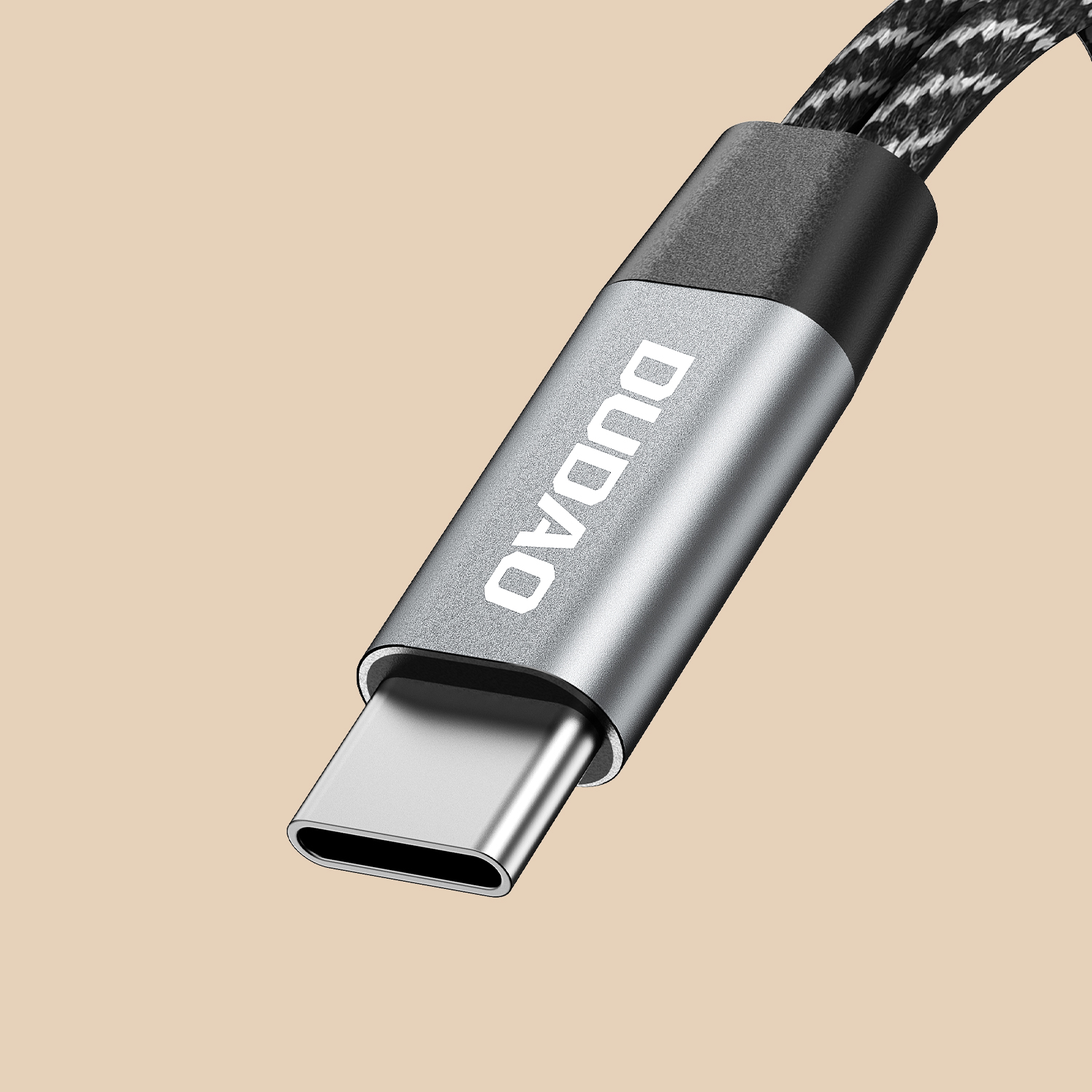 2w1 Adapter przejściówka rozdzielacz USB-C na zasilanie i słuchawki - szary (4)
