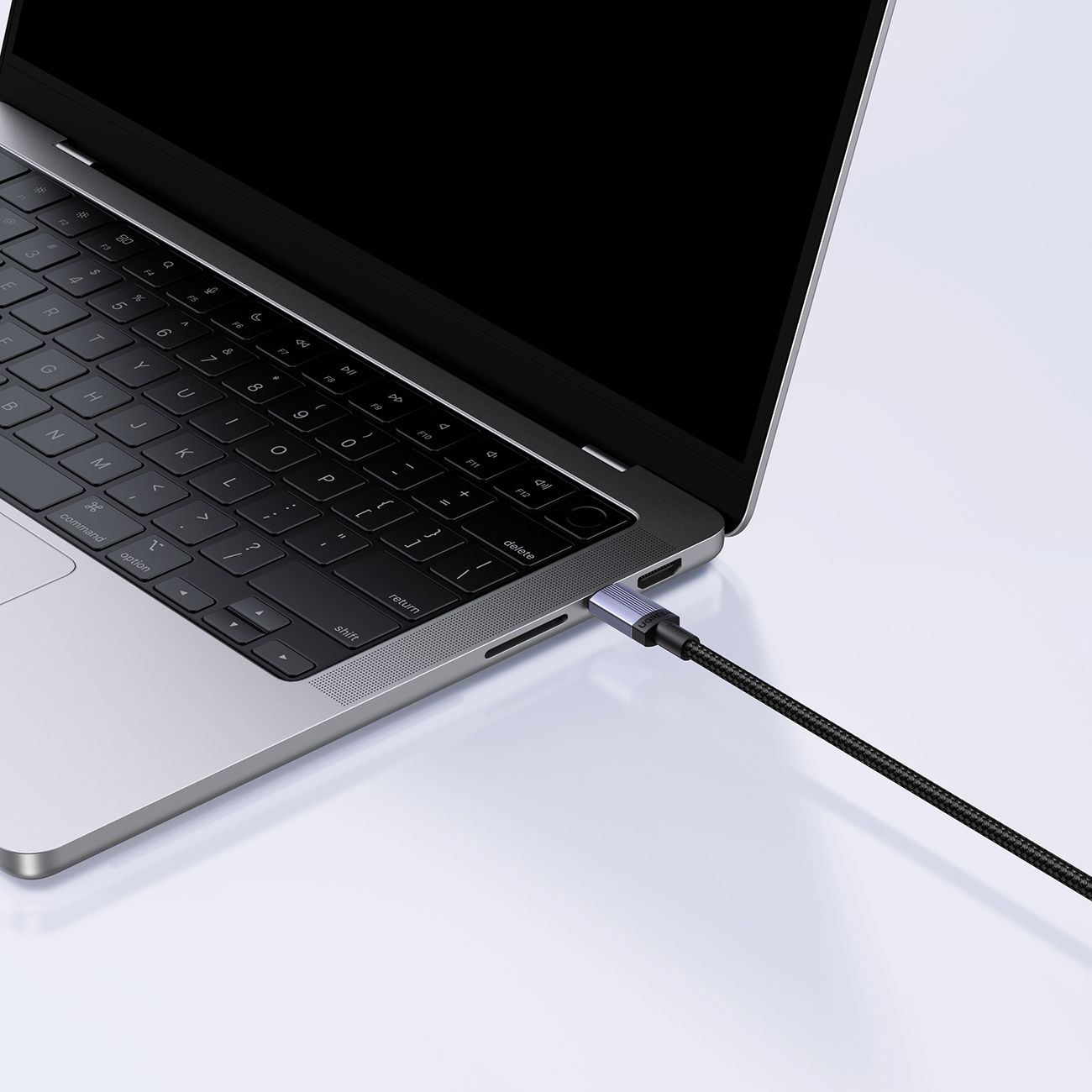 Kabel przewód USB-C PD 240W 0.5m - czarny (10)