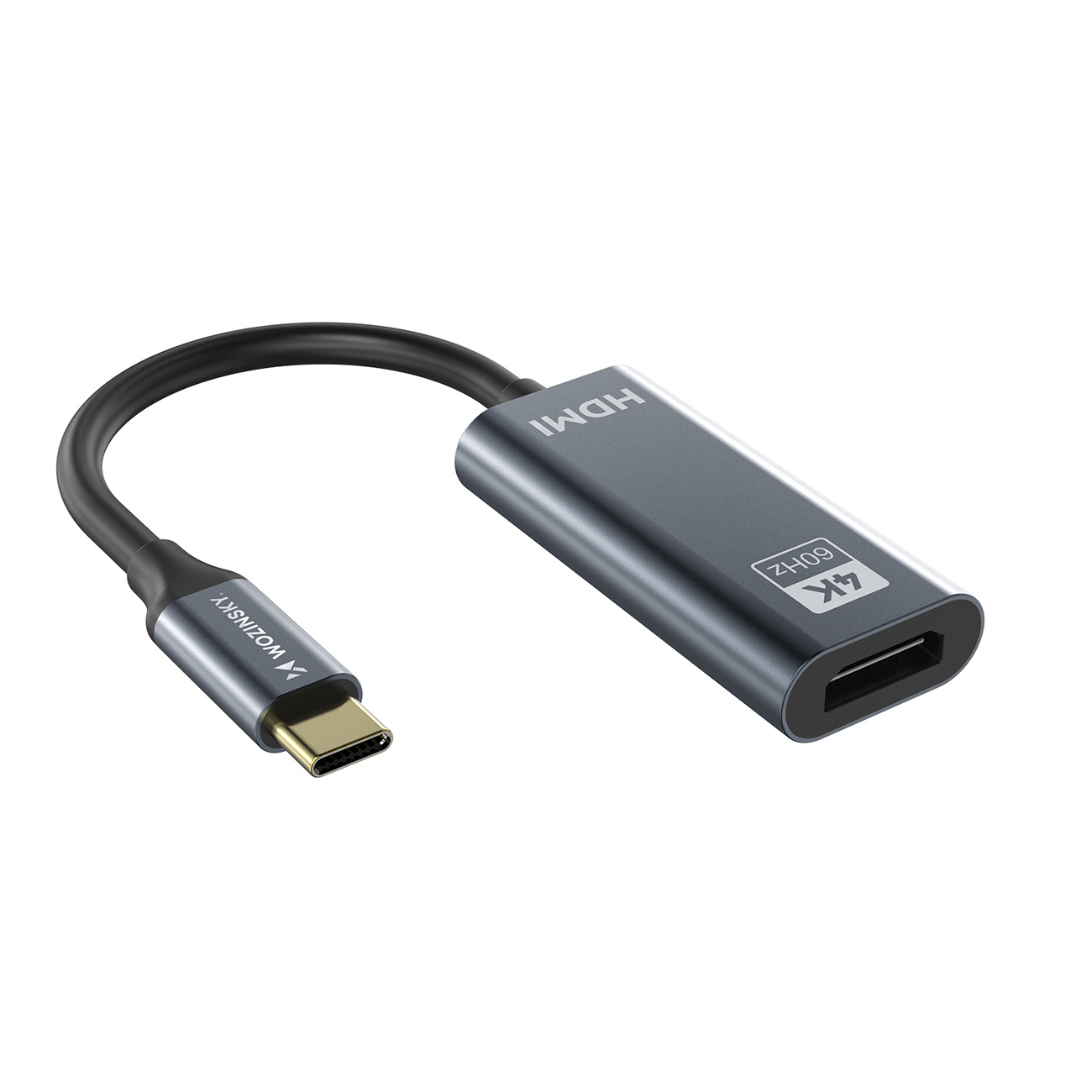 Adapter przejściówka USB-C - HDMI 4K 60Hz - czarny (4)